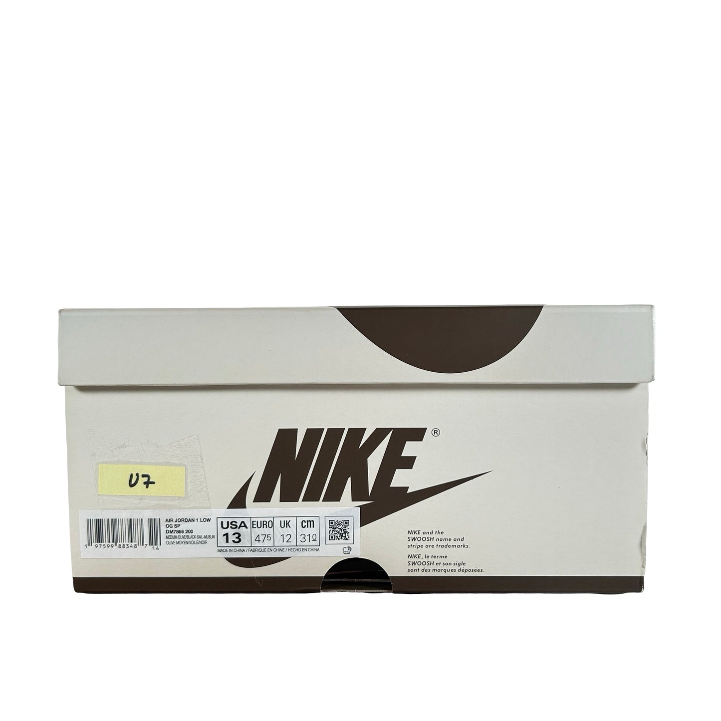 DM7866 200 Jordan 1 Retro Low OG SP Travis Scott Medium Olive [USED] - 13 (Used7)