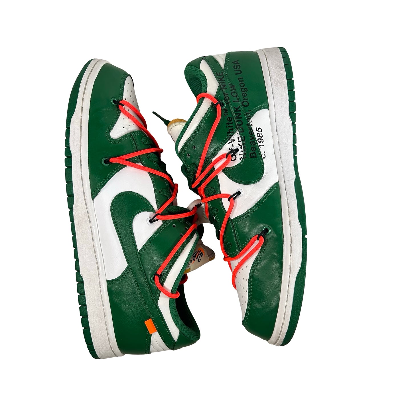 CT0856 100 Nike Dunk Low Off-White Green [USED] - 12 M (Used)