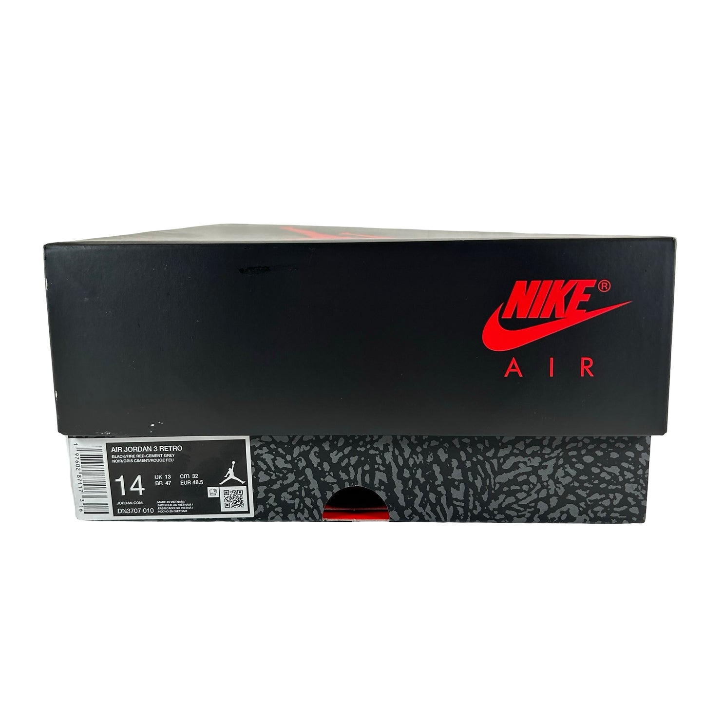 DN3707 010 Jordan 3 Retro Black Cement Reimagined (2024) [USED] - 14 (Used)