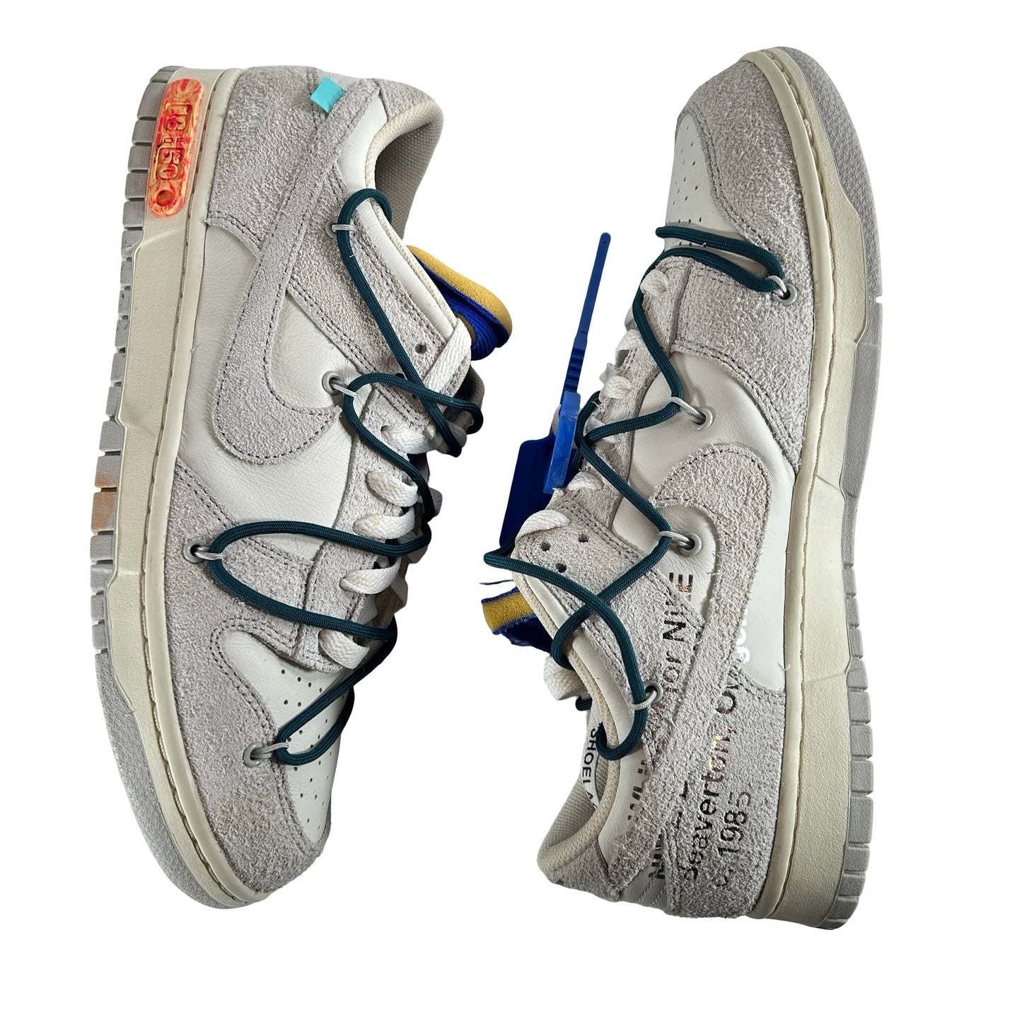 DJ0950 111 Nike Dunk Low Off-White Lot 16 [USED] - 12 M (Used3)