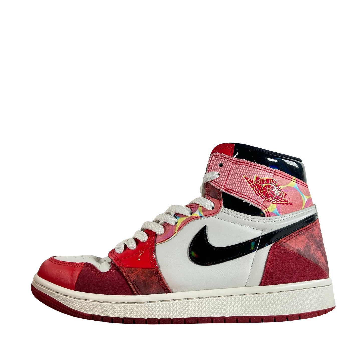 DV1748 601 Jordan 1 Retro High OG Spider-Man Across the Spider-Verse [USED] - 9 M (Used4)