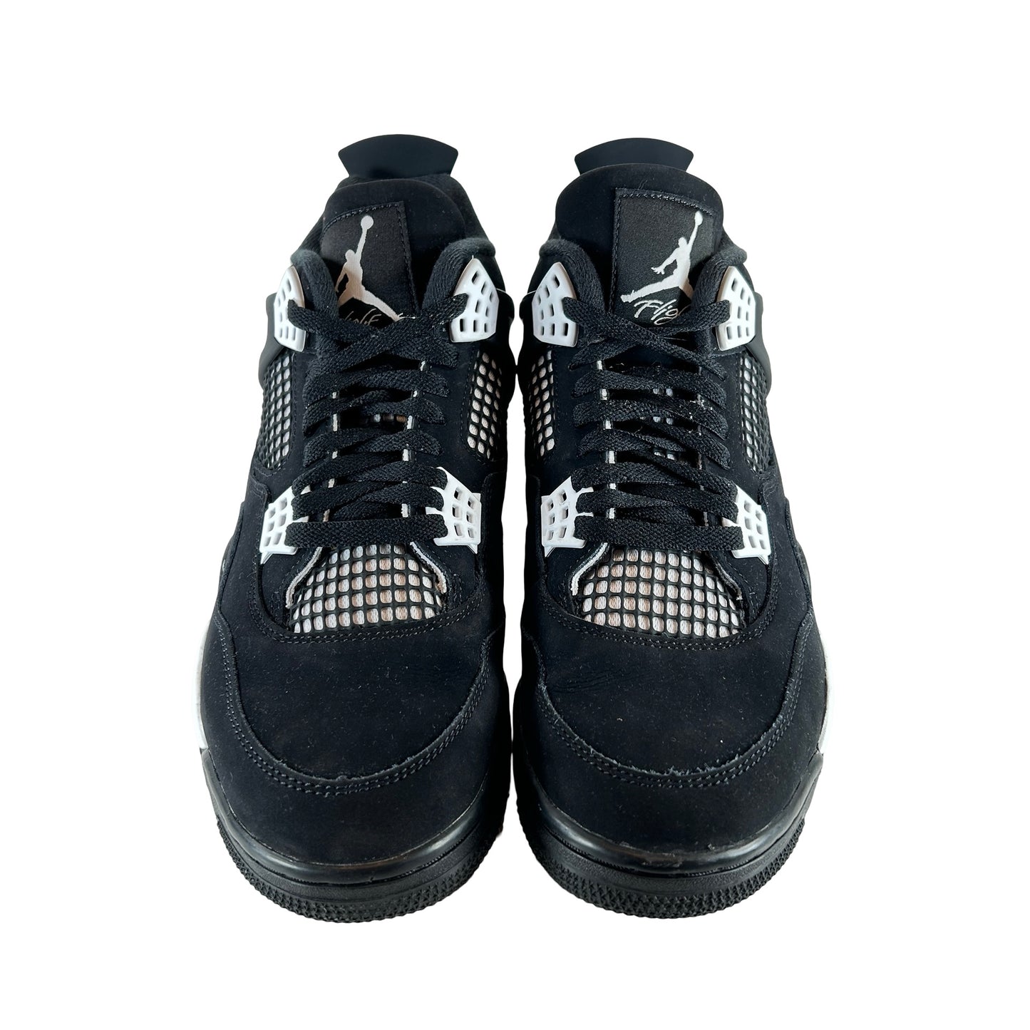 FQ8138 001  Jordan 4 Retro White Thunder [USED] - 11 M (Used) (No Box)