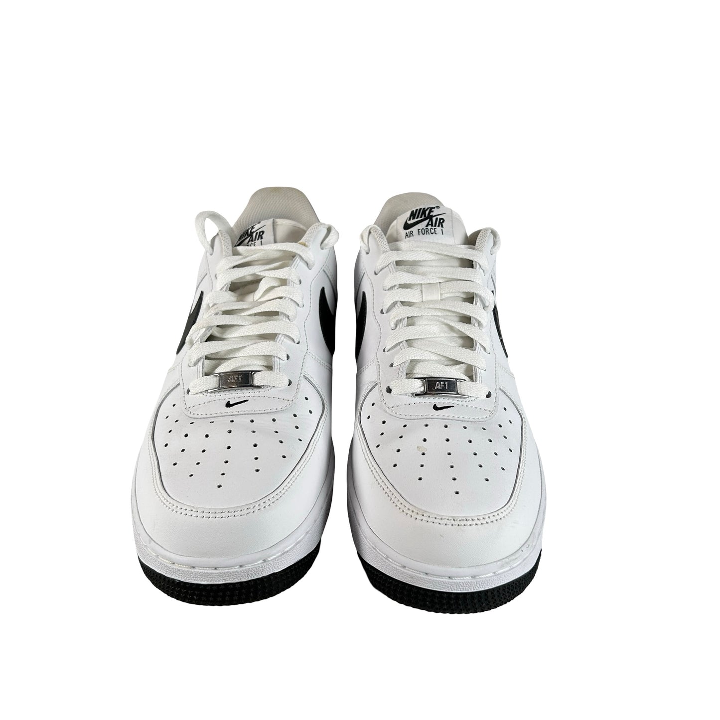 FQ4296 101 Nike Air Force 1 Low '07 White Black [USED] - 11 M (Used) (No Box)
