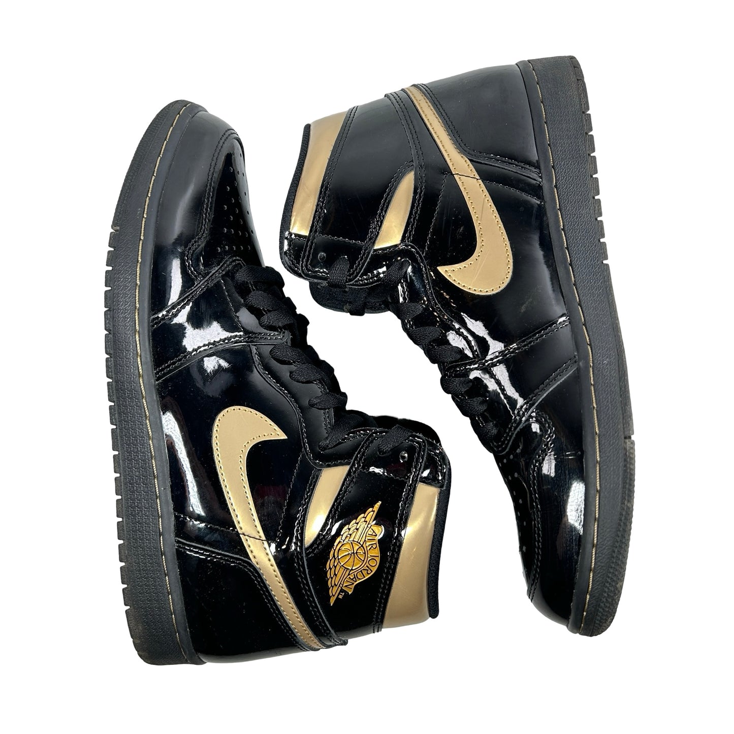 555088 032 Jordan 1 Black/Gold [USED] - 10 M (Used3)