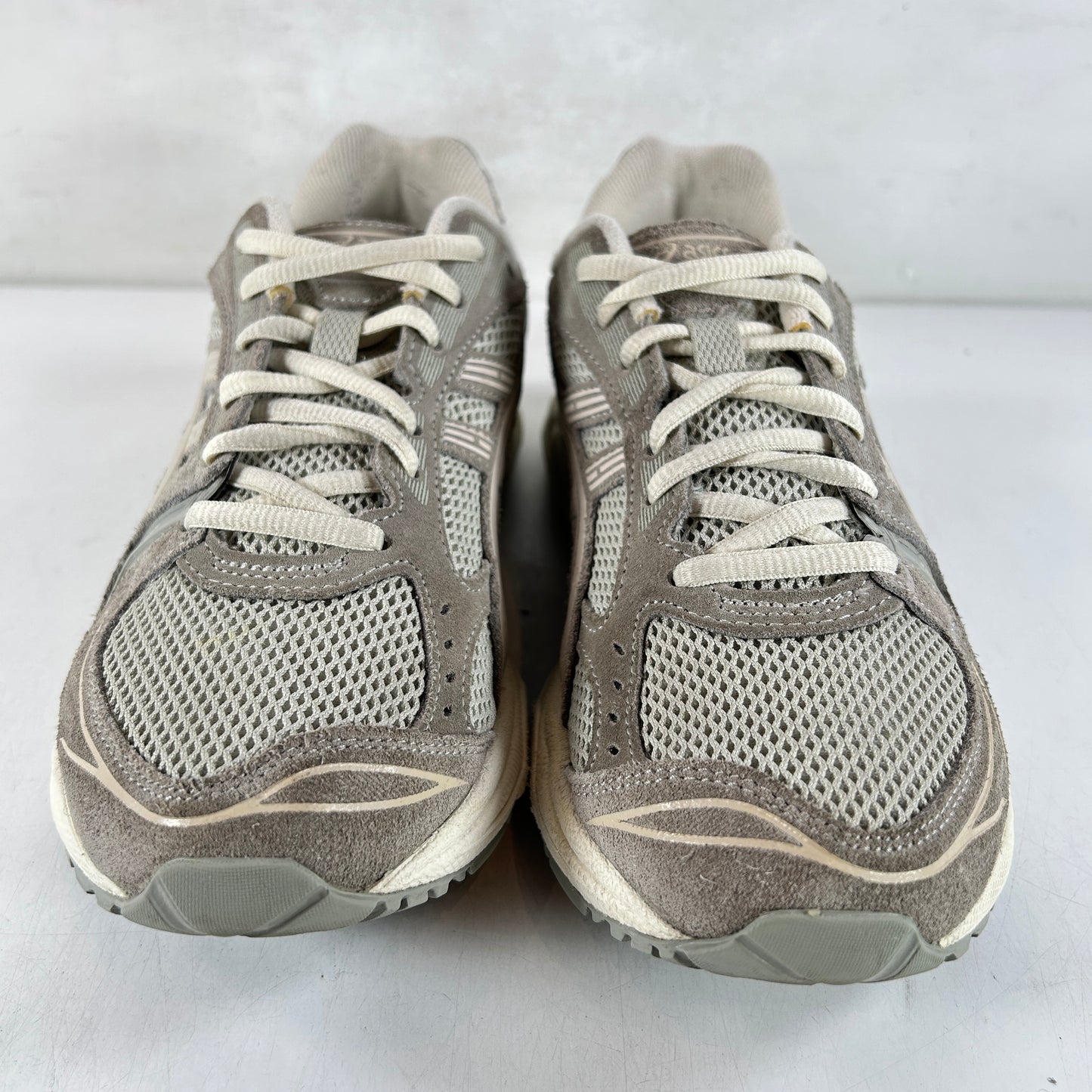 1201A161 028 ASICS Gel-Kayano 14 White Sage Smoke Grey [USED] - 8 M (Used)