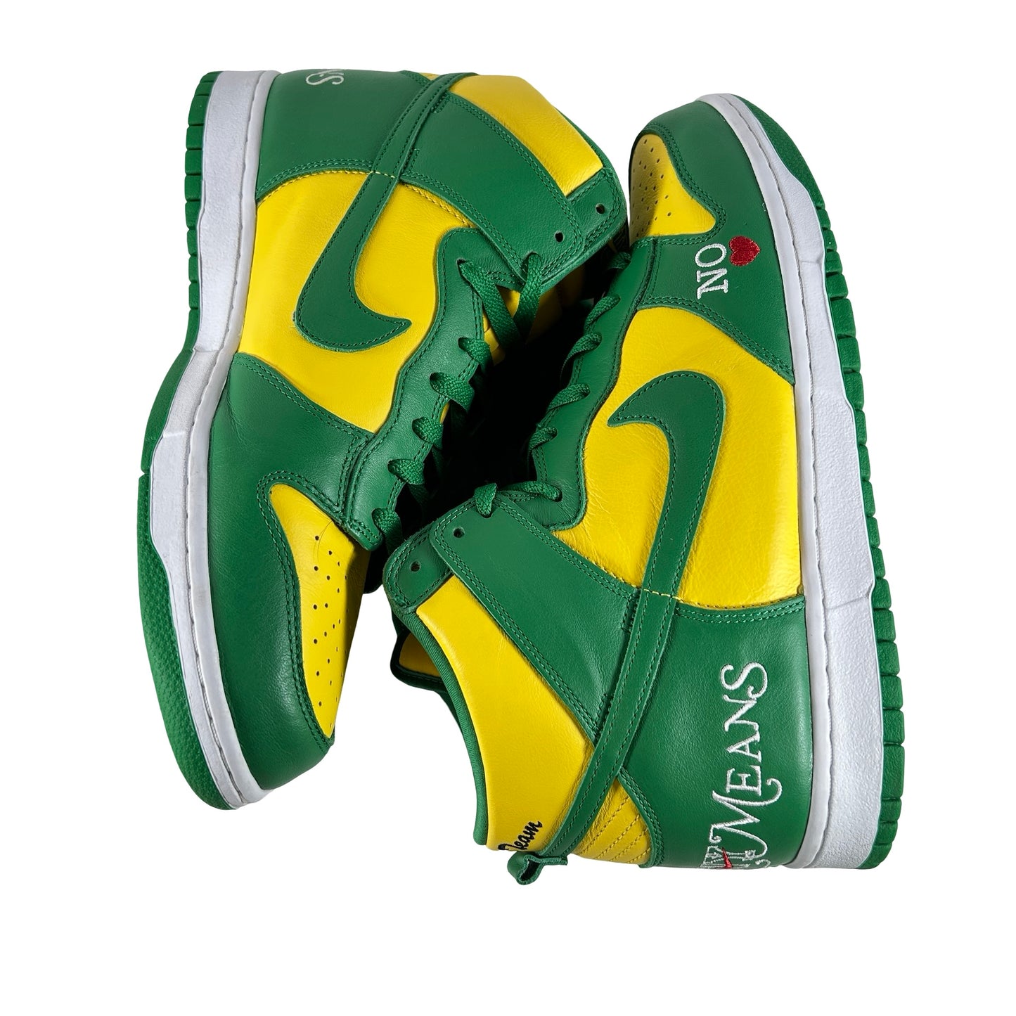 DN3741 700 Nike SB Dunk High Supreme By Any Means Brazil [USED] - 12 M (Used)