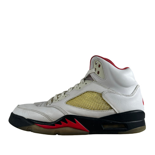 DA1911 102 Jordan 5 Fire Red [USED] - 9 M (Used3) (No Box3)