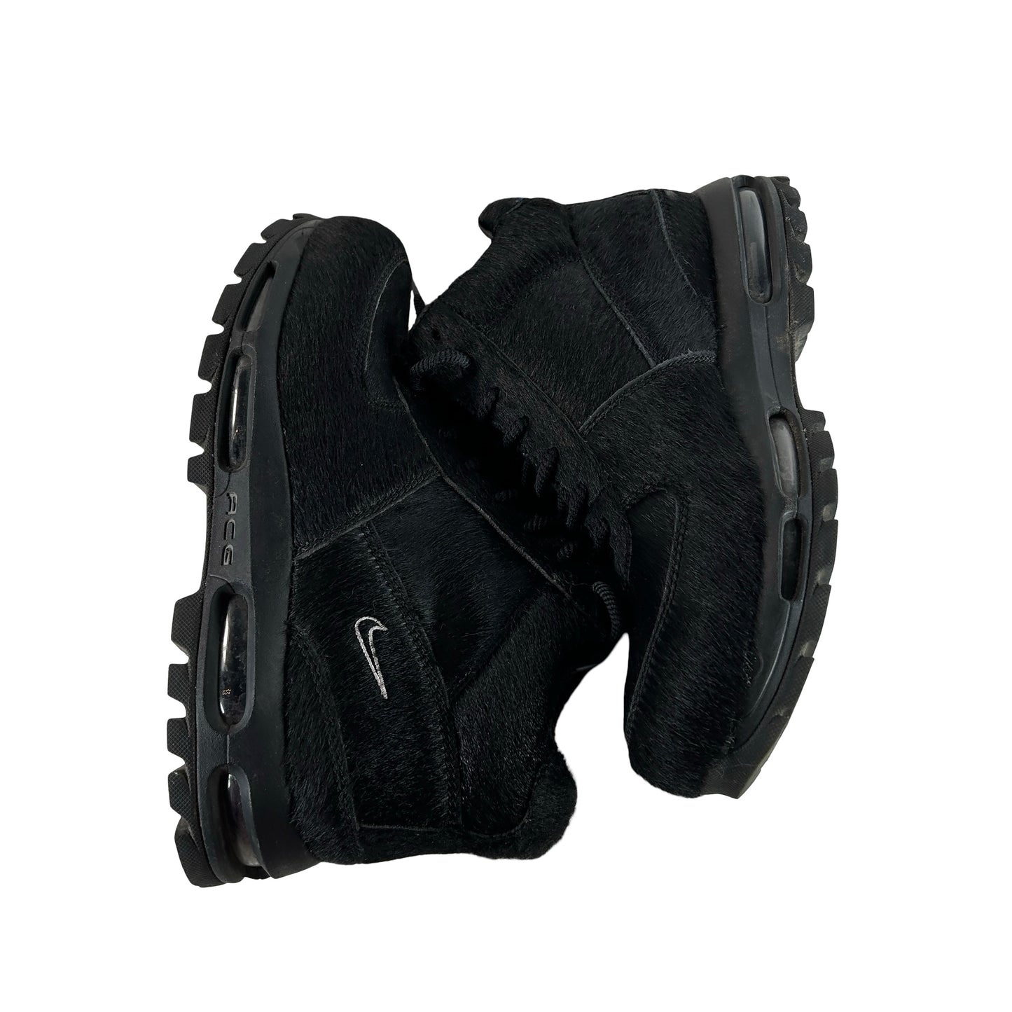 IO4635 001 Nike Air Max Goadome Black Pony Hair [USED] - 10 M (Used) (No Box)