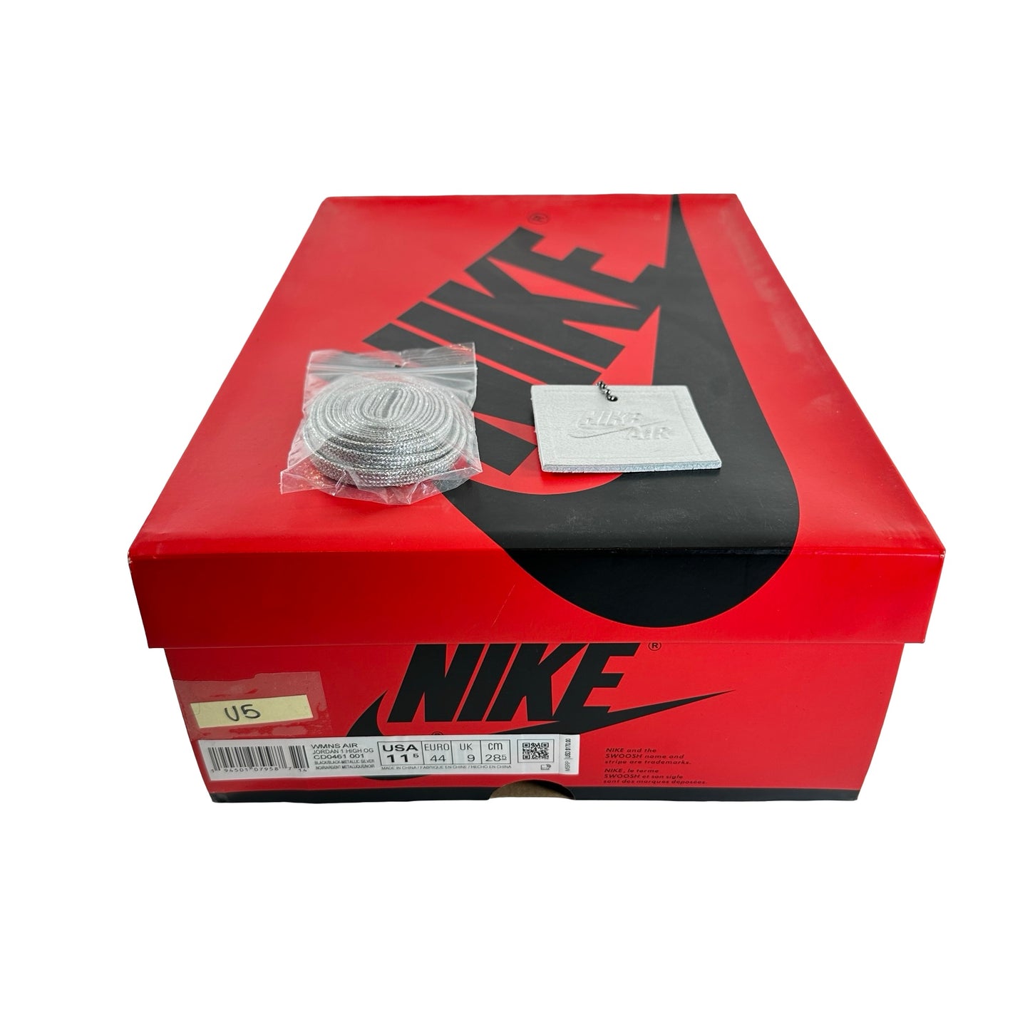 CD0461 001 Jordan 1 Retro High Silver Toe (Women's) [USED] - 11.5 W (Used5)