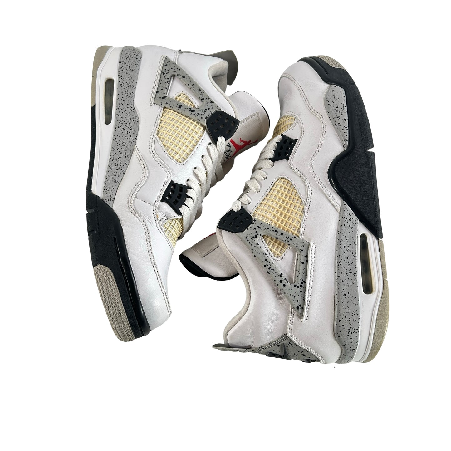 840606 192 Jordan 4 White Cement [USED] - 10 (Used4)