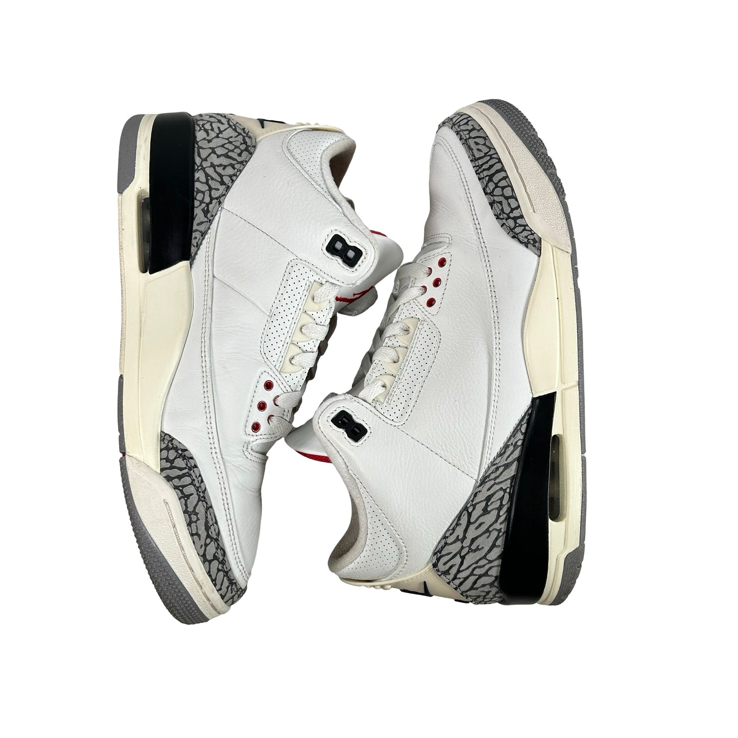 DN3707 100 Jordan 3 Retro White Cement Reimagined [USED] - 9.5 M (Used16)