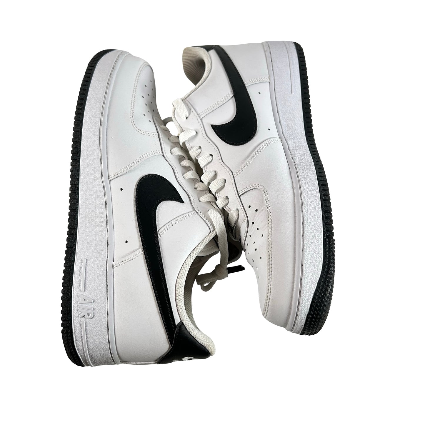 FQ4296 101 Nike Air Force 1 Low '07 White Black [USED] - 11 M (Used) (No Box)