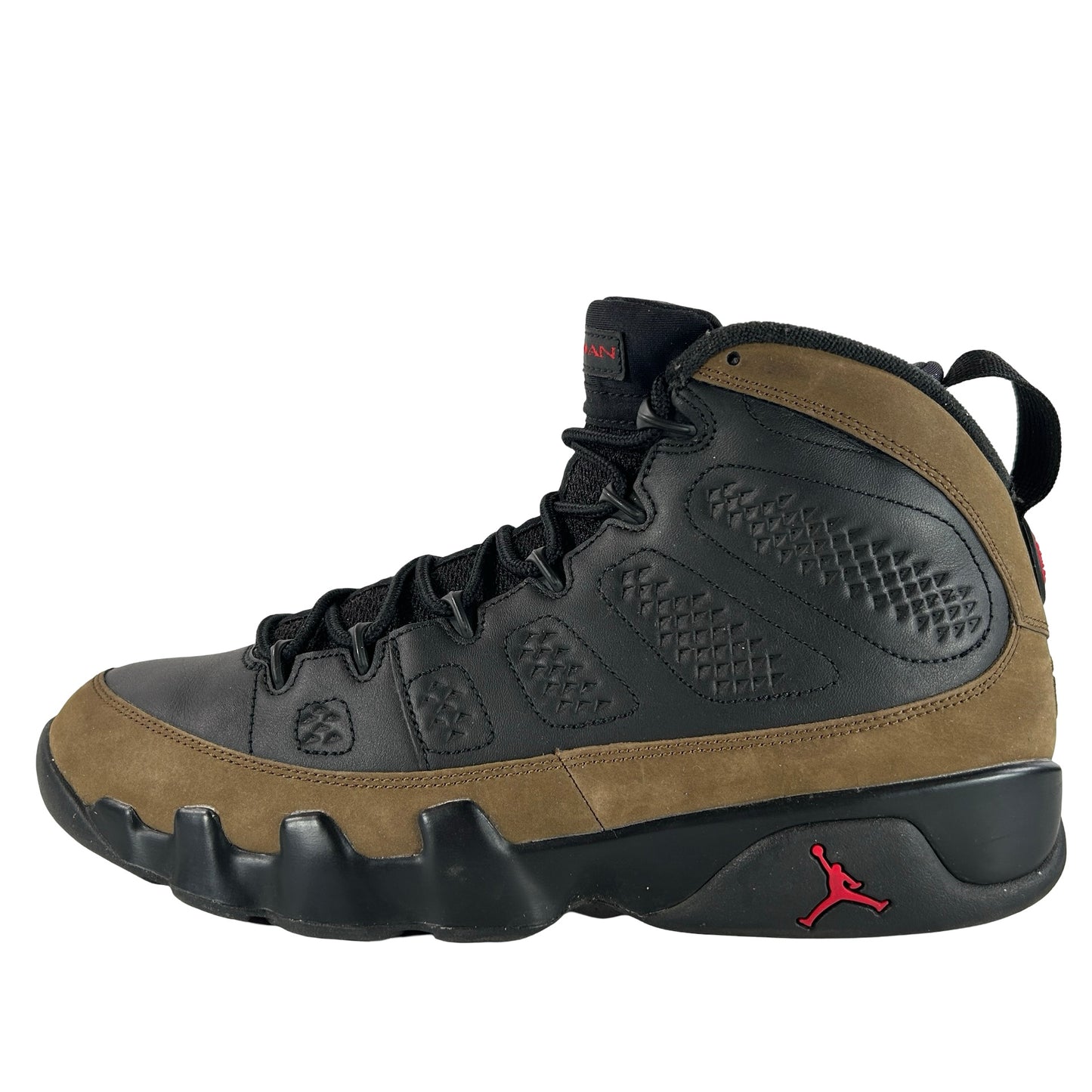 HV4794 030 Air Jordan 9 Retro Olive (2024) [USED] - 11.5 M (Used2)