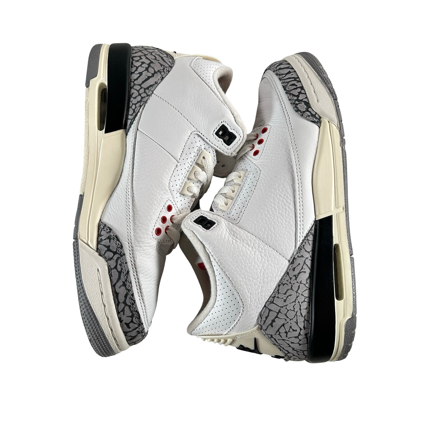 DM0967 100 Jordan 3 Retro White Cement Reimagined (GS) [USED] - 7 Y (Used8)