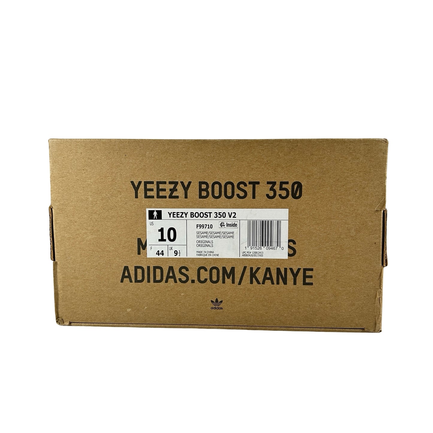 F99710 Yeezy 350 V2 Sesame [USED] - 10 M (Used)