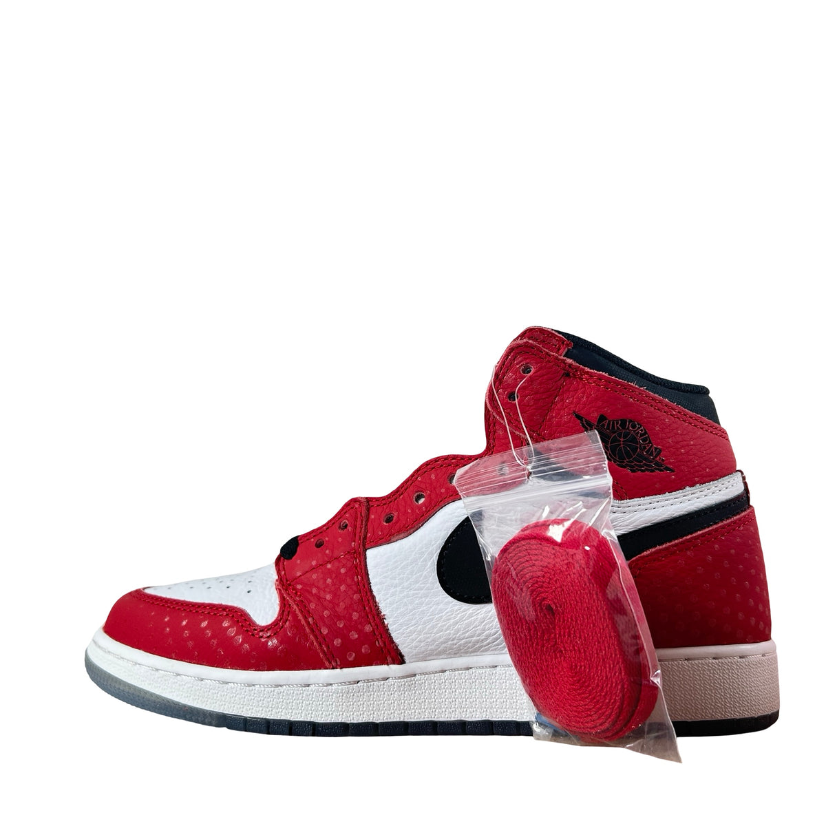 575441 602 Jordan 1 Retro High Spider-Man Origin Story (GS) - 6.5 Y (Yellowing Sole)