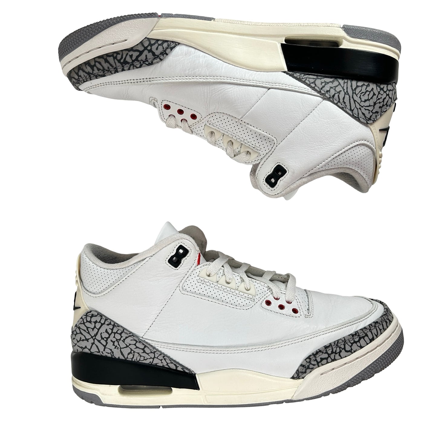 DN3707 100 Jordan 3 Retro White Cement Reimagined [USED] - 10 M (Used9)