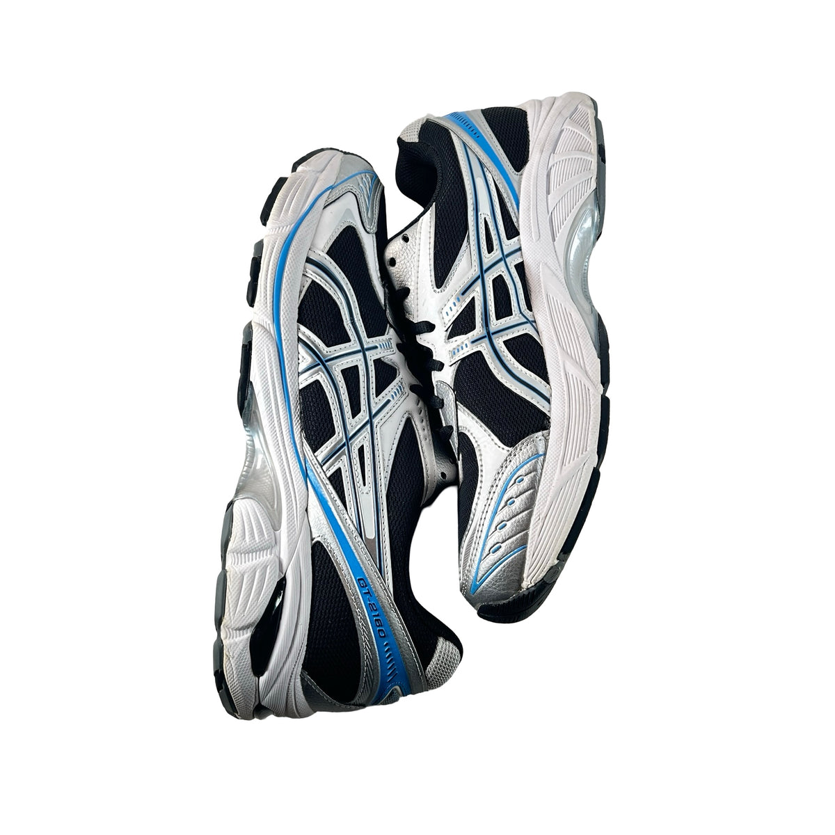 1203A320 004 ASICS GT-2160 Black Pure Silver Bright Blue [USED] - 10 M (Used)