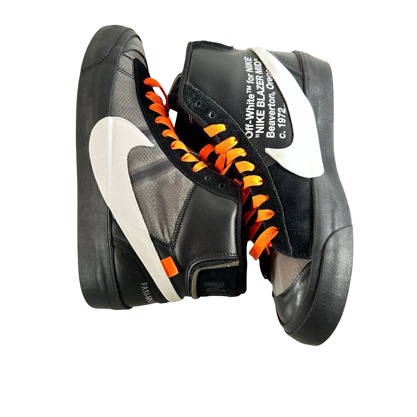 AA3832 001 Nike Blazer Off-White Black [USED] - 9 M (Used3)