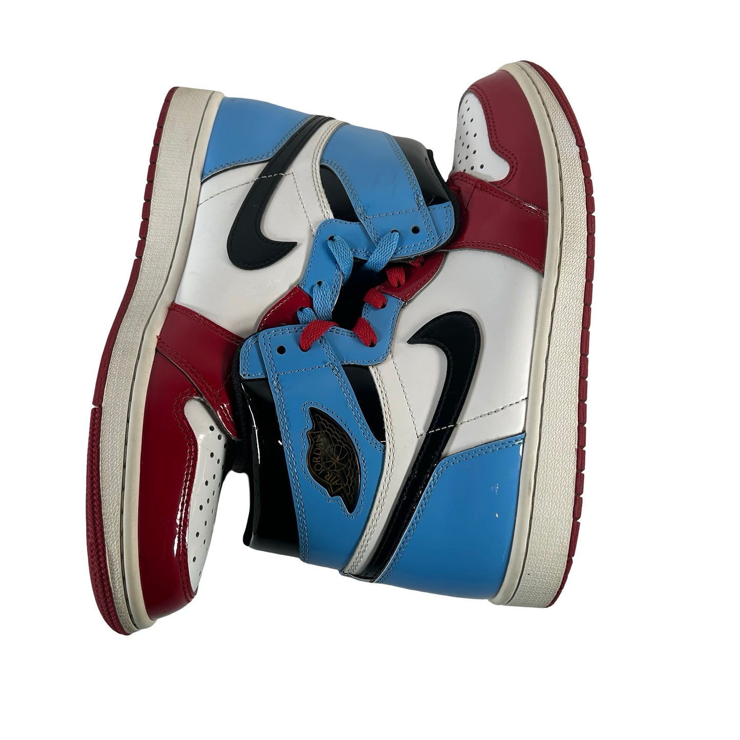 CK5666 100 Jordan 1 Retro High Fearless UNC Chicago [USED] - 9 M (Used) (No Box)