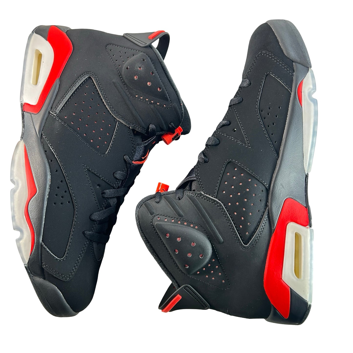 384664 060 Jordan 6 Retro Black Infrared (2019) [CONDITIONAL] - 12 M (Slight Yellowing On Soles)