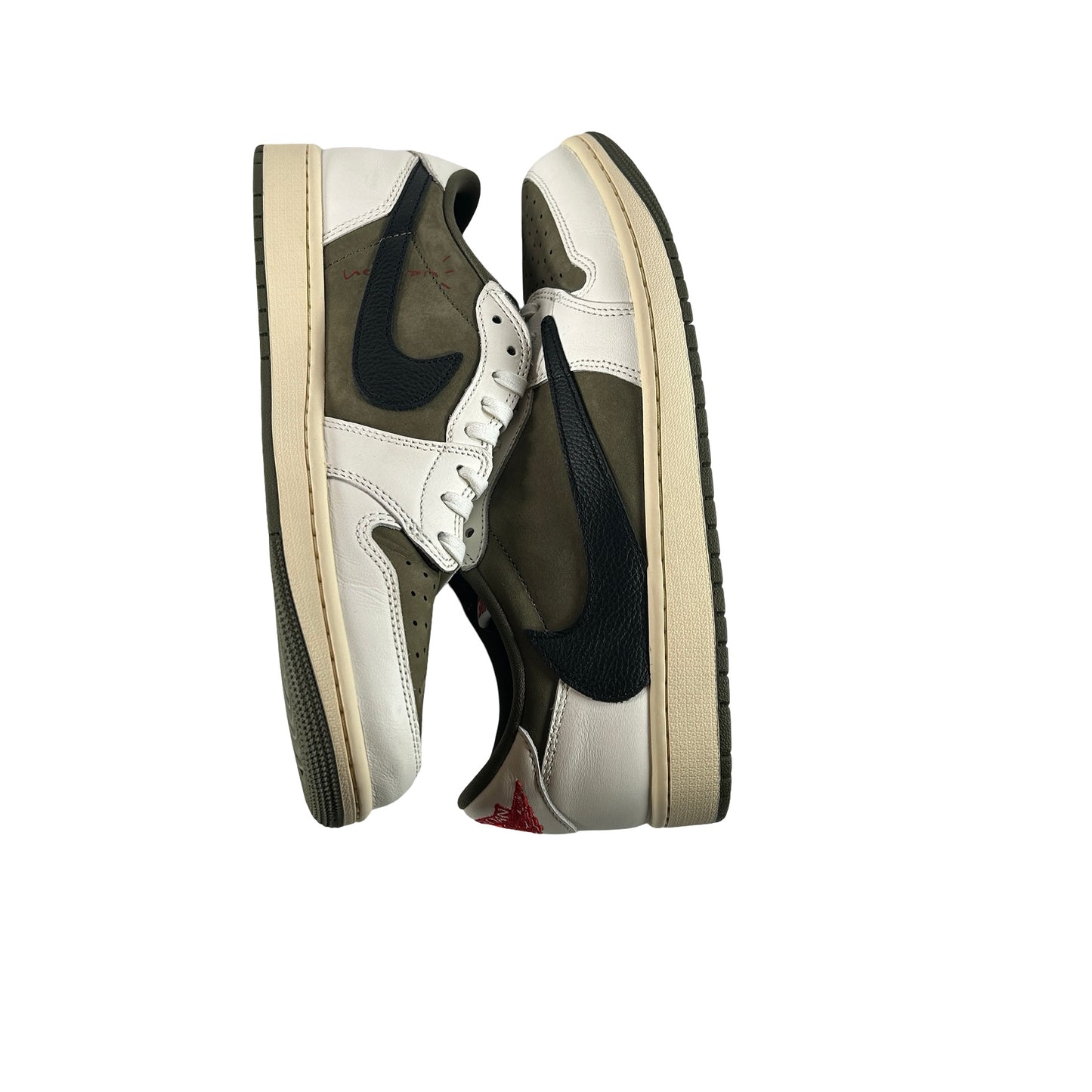 DM7866 200 Jordan 1 Retro Low OG SP Travis Scott Medium Olive [USED] - 11.5 (Used) (No Box)