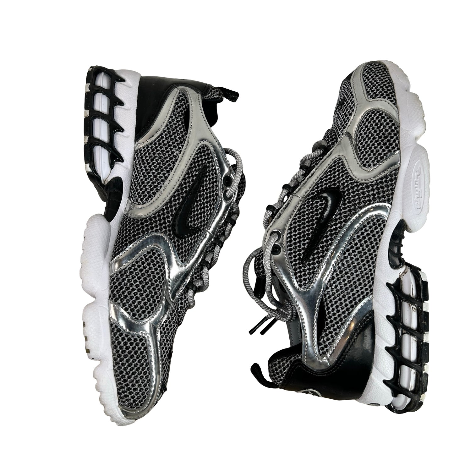 CU1854 001 Nike Air Zoom Spiridon Cage 2 Stussy Pure Platinum [USED] - 8 M (Used)