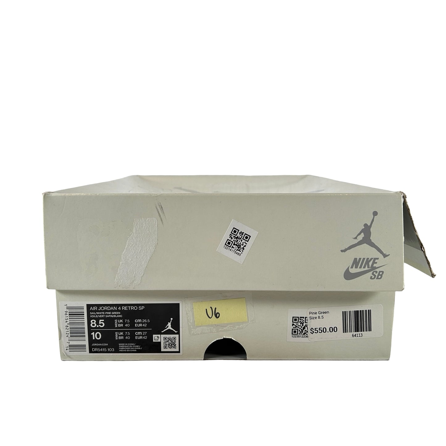 DR5415 103 Jordan 4 Retro SB Pine Green [USED] - 8.5 M (Used6)