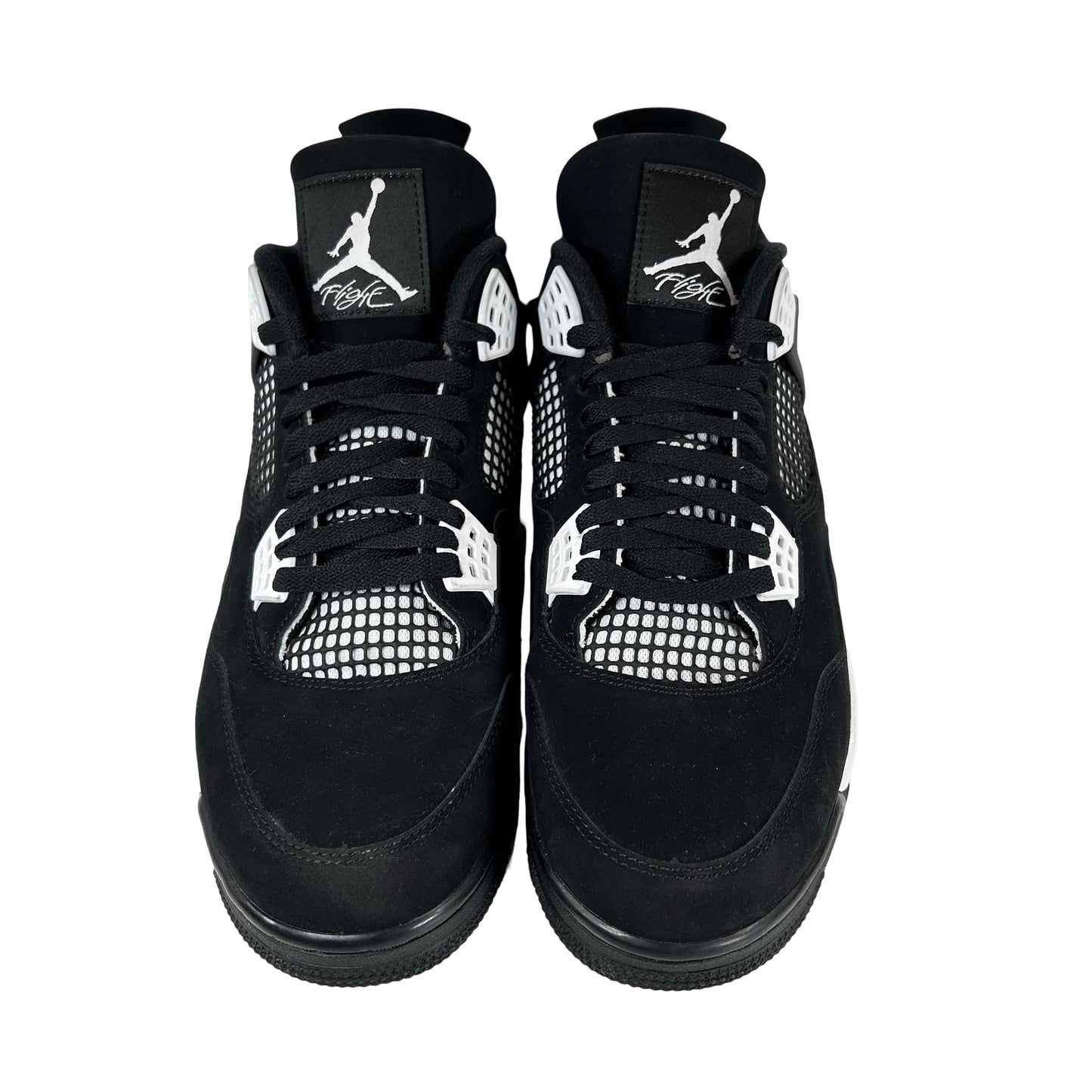 FQ8138 001  Jordan 4 Retro White Thunder [USED] - 13 M (Used)