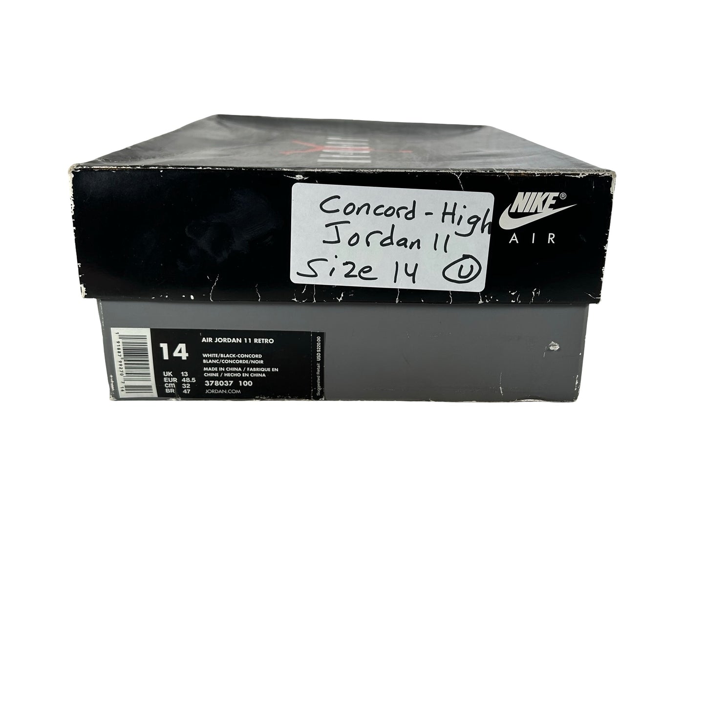 378037 100 Jordan 11 Concord [USED] - 14 M (Used)