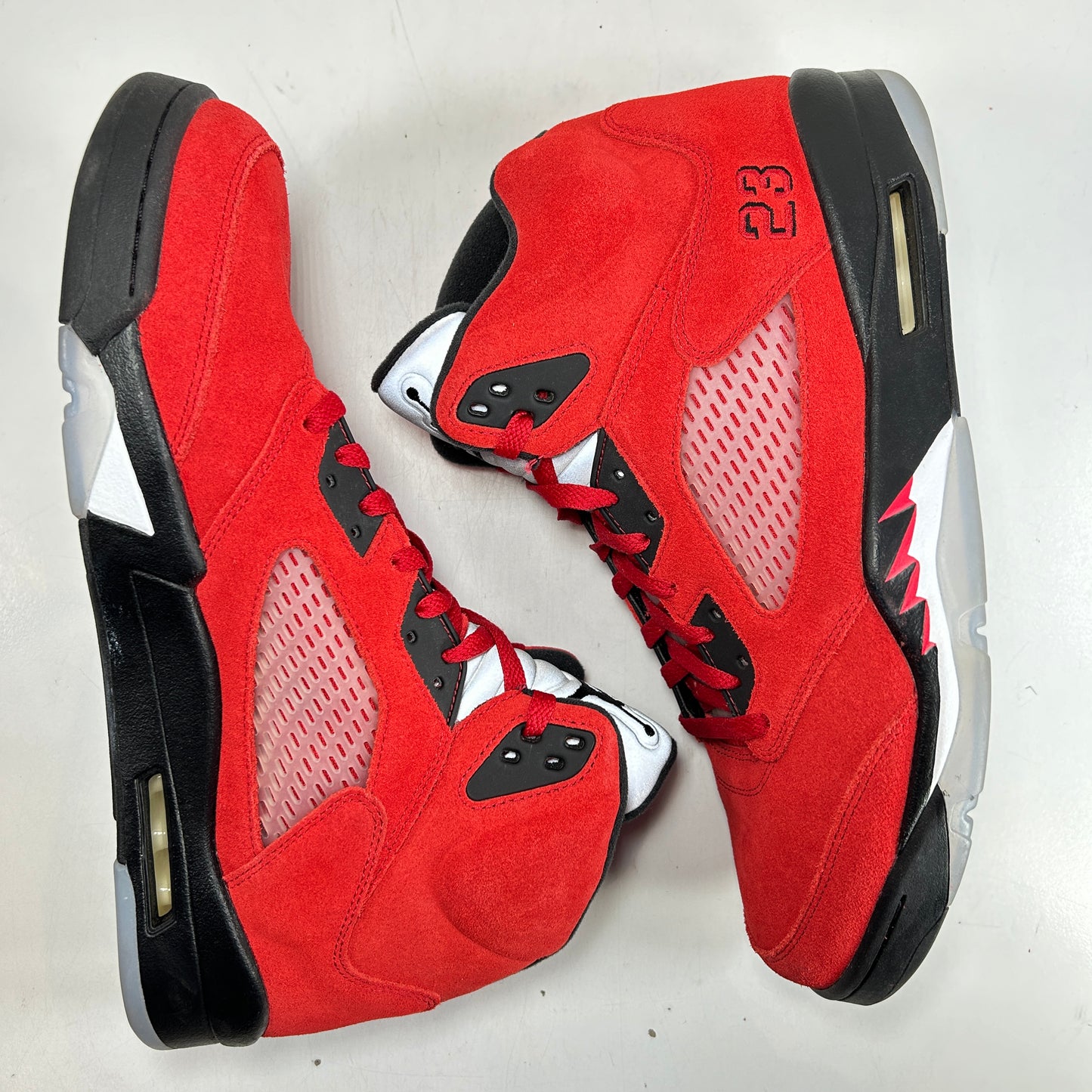 DD0587 600 Jordan 5 Raging Bull Red (2021) [USED] - 14 M (Used) (No Box)