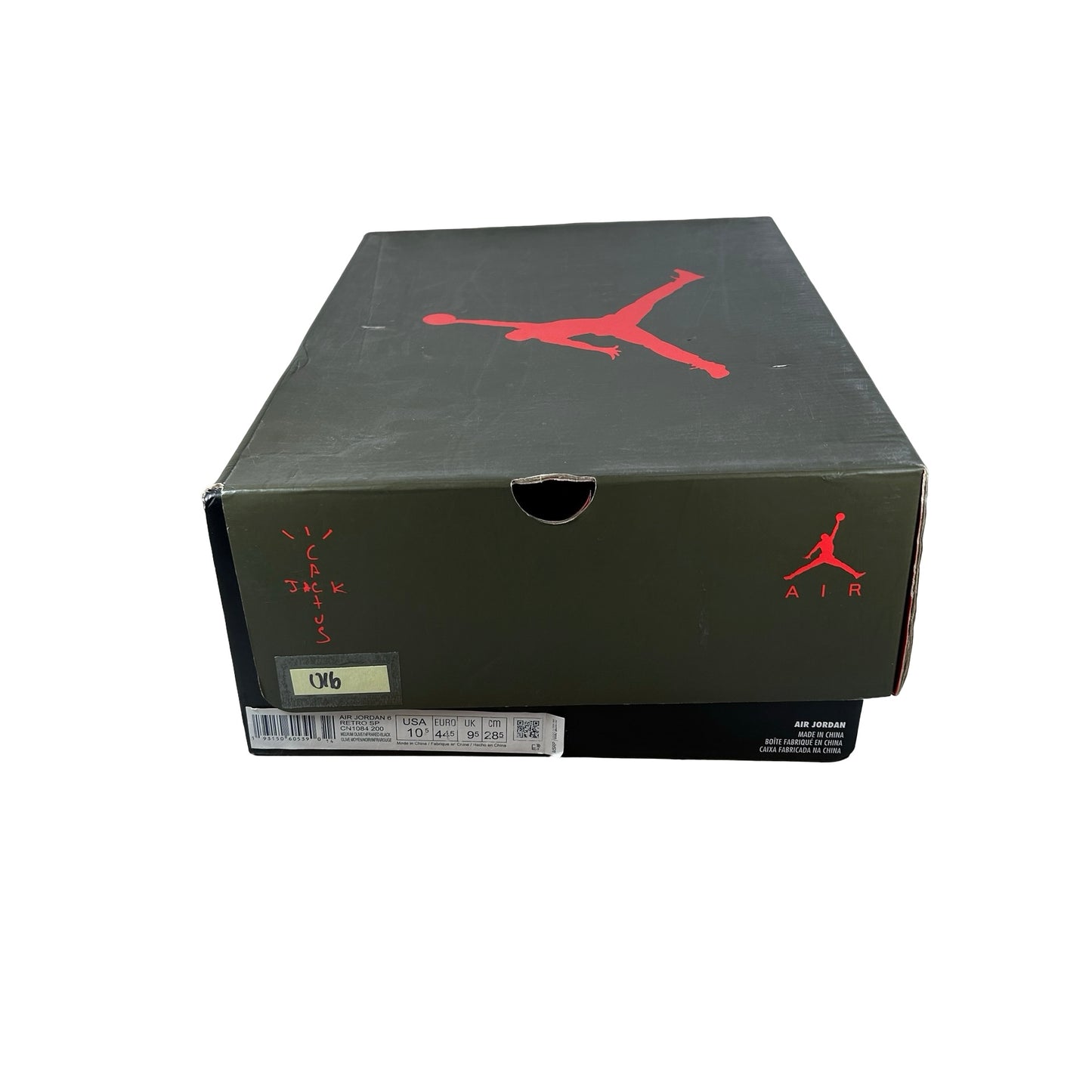 CN1084 200 Air Jordan 6 Retro Travis Scott [USED] - 10.5 M (Used16)