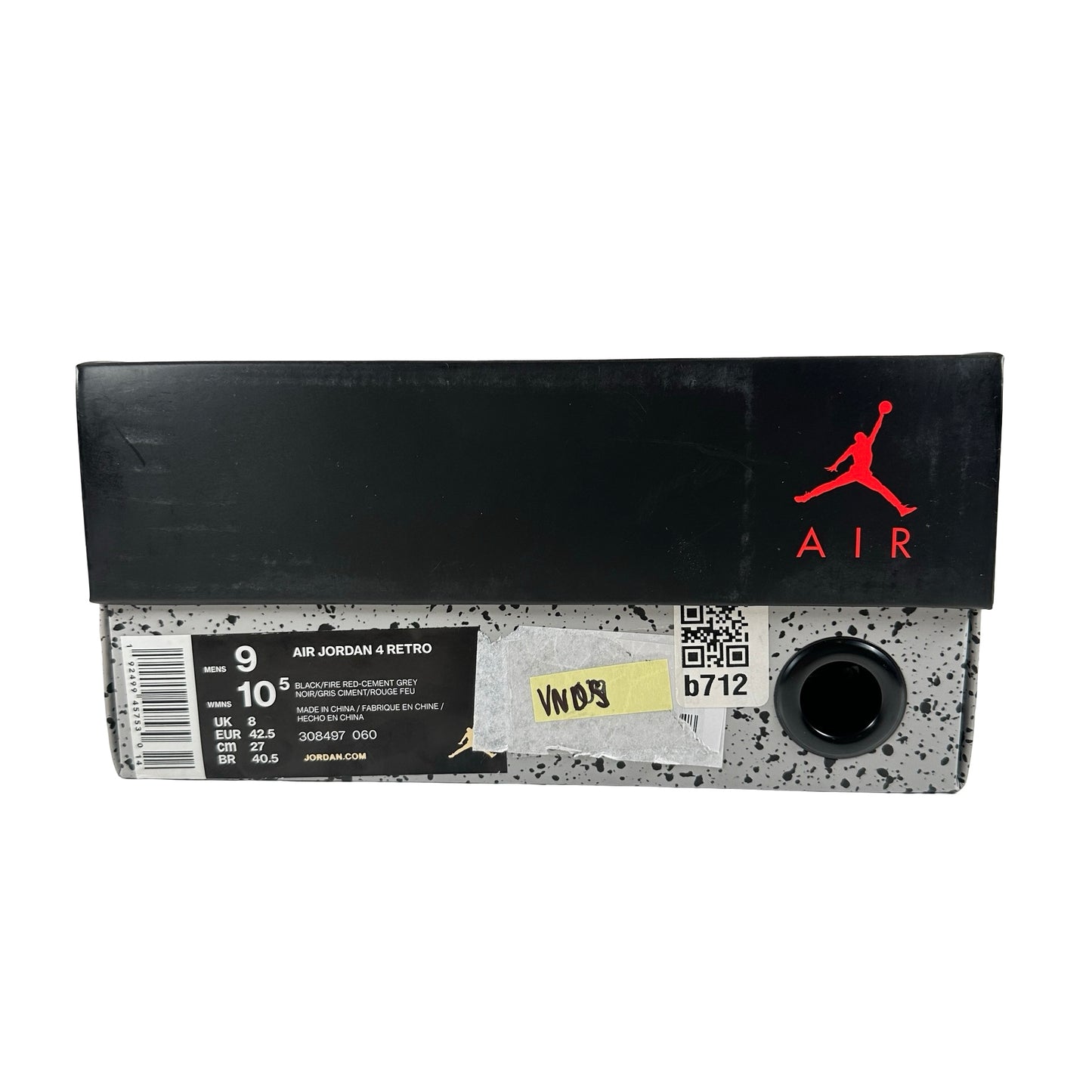 308497 060 Jordan 4 Bred (2019) [USED] - 9 M (VNDS)