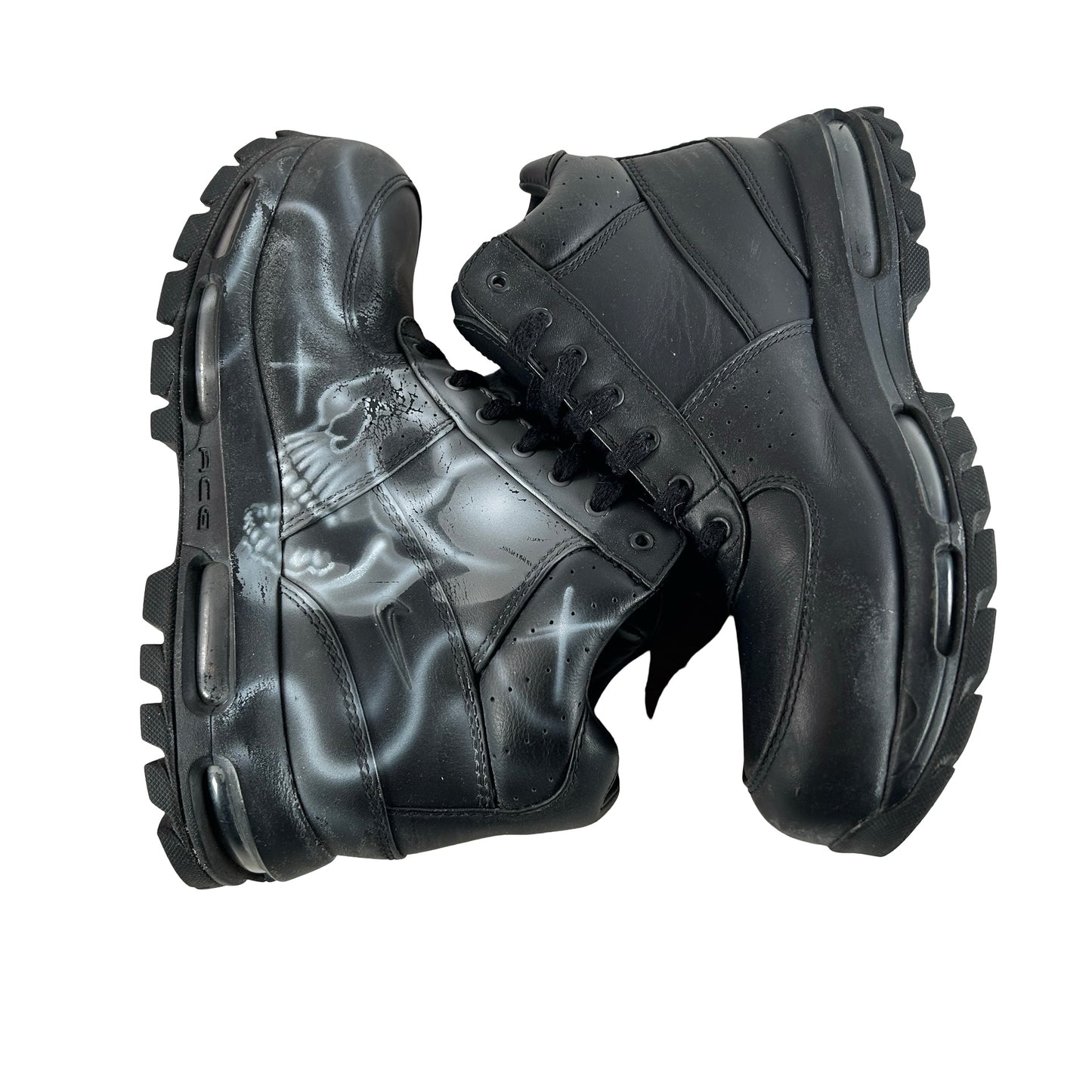 865031 009 Nike Air Max Goadome Black x STFU OG Black [USED] - 7.5 M (Used2)
