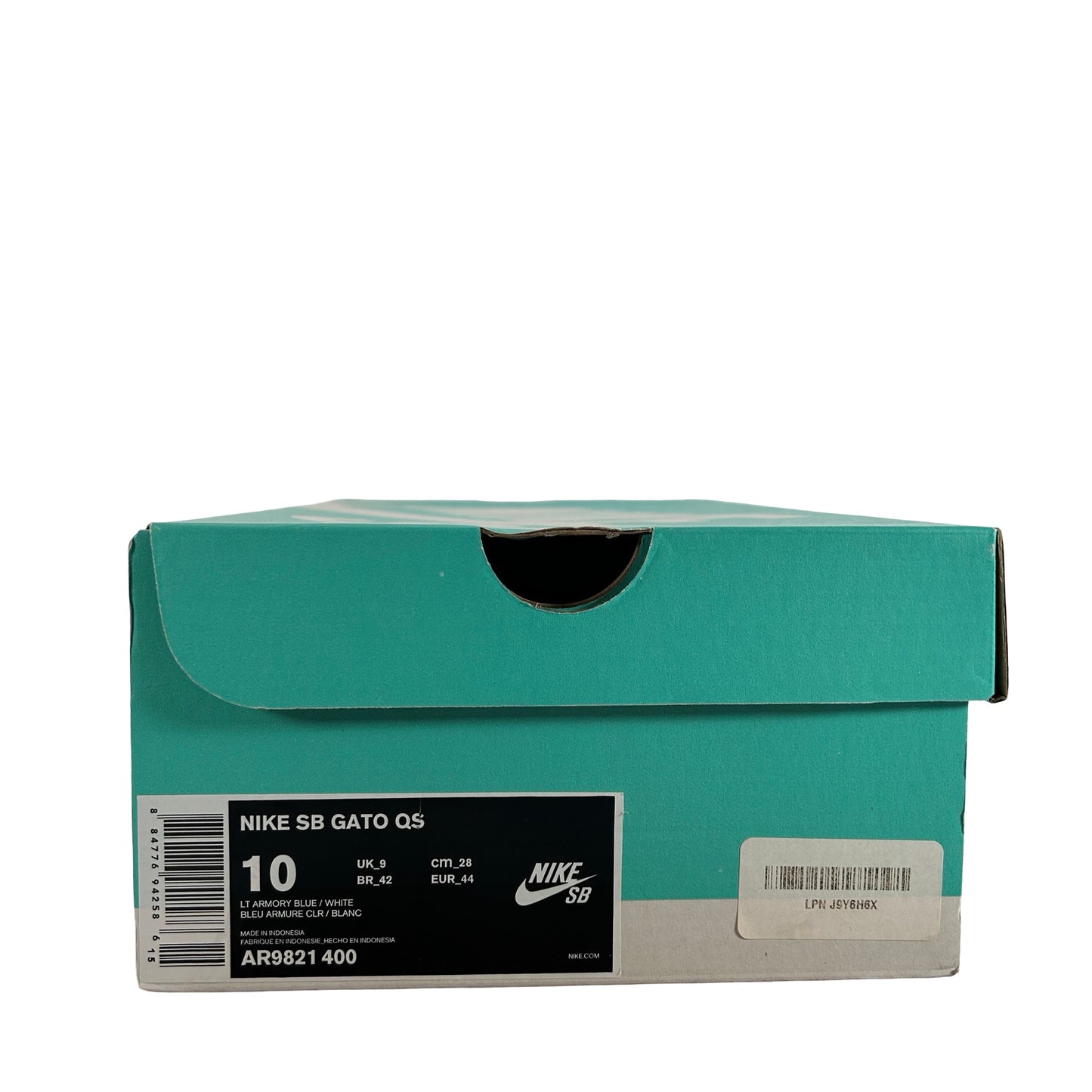 AR9821 400 Nike SB Gato Supreme Light Armory Blue [USED] - 10 M (Used)