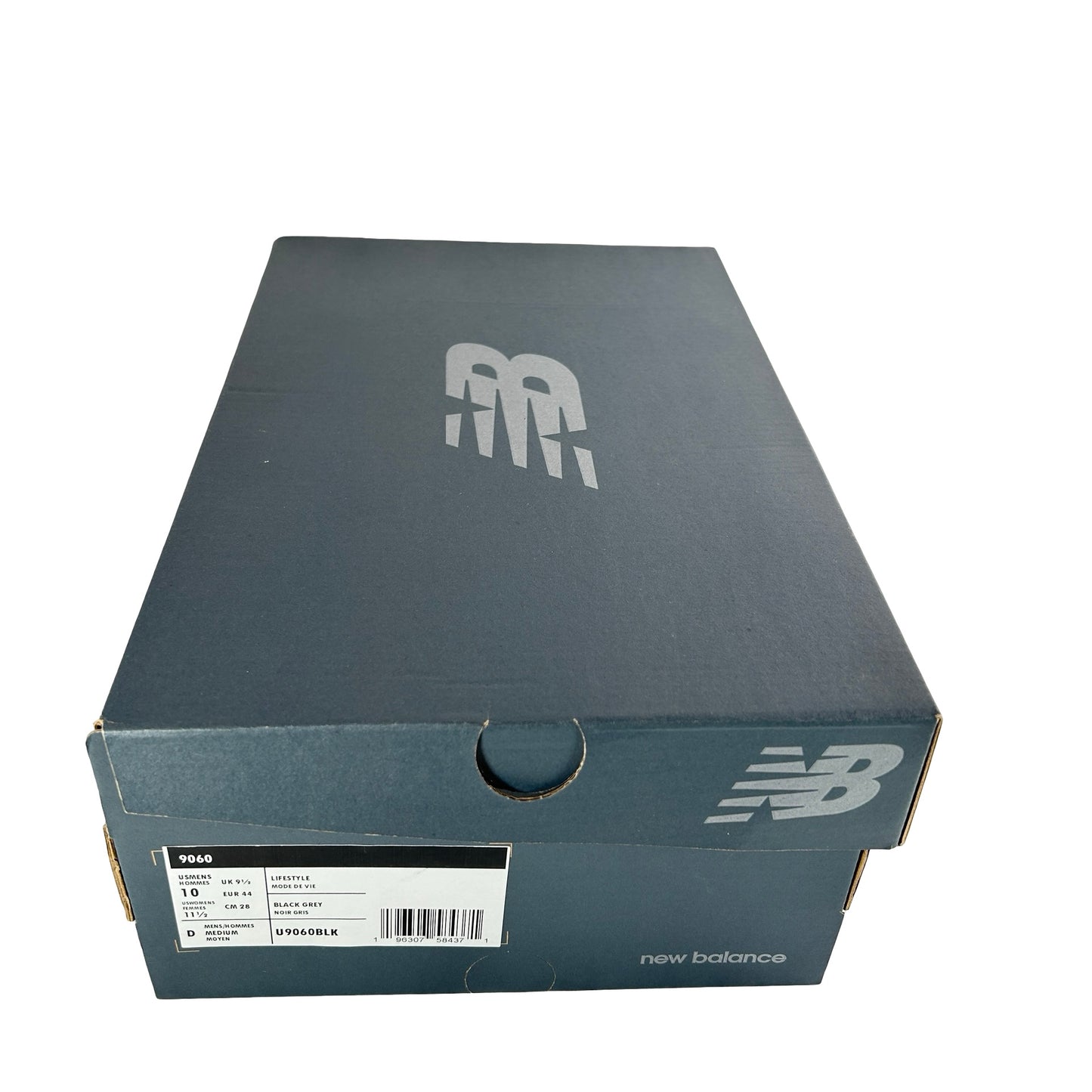 U9060BLK New Balance 9060 Black Castlerock Grey [USED] - 10 M (Used)