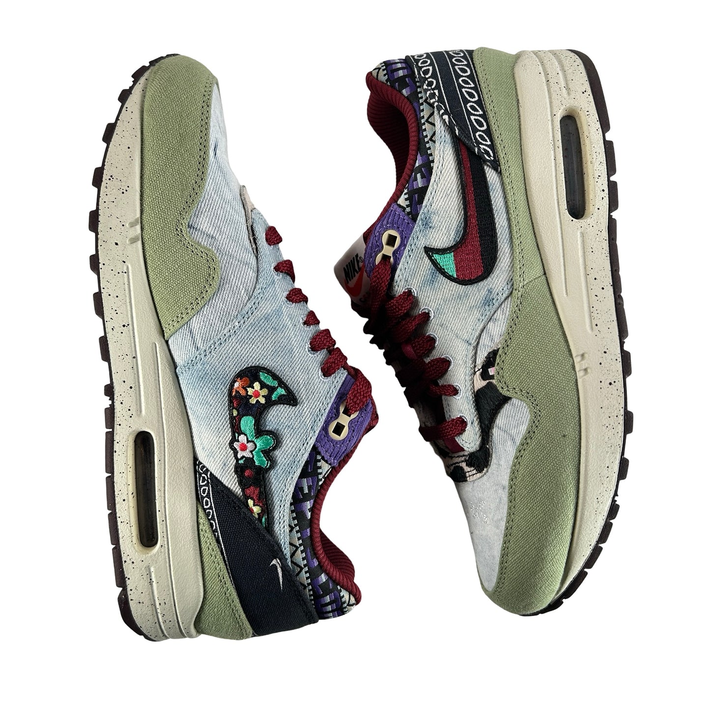 DN1803 300 Nike Air Max 1 Concepts Denim Olive Canvas [USED] - 8.5 M (Used2)