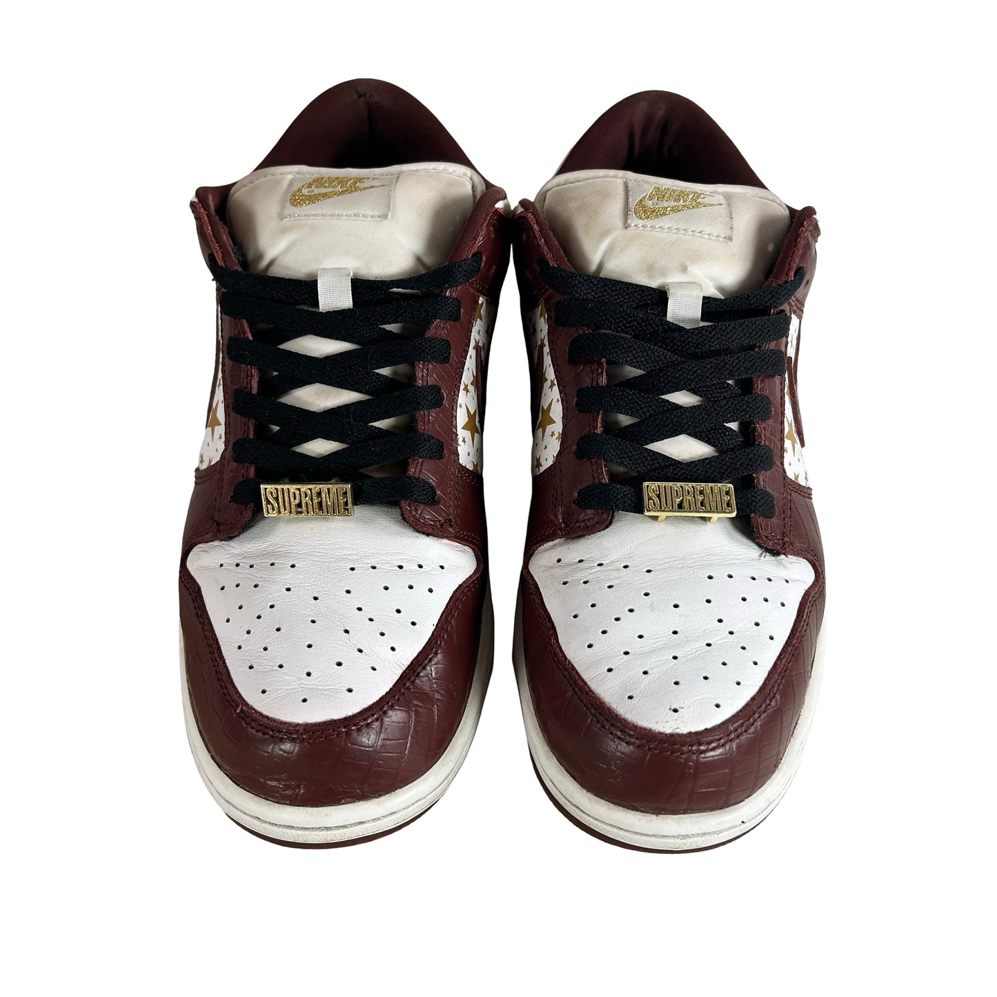 DH3228 103 Supreme Dunk SB Low Brown [USED] - 9 M (Used2)