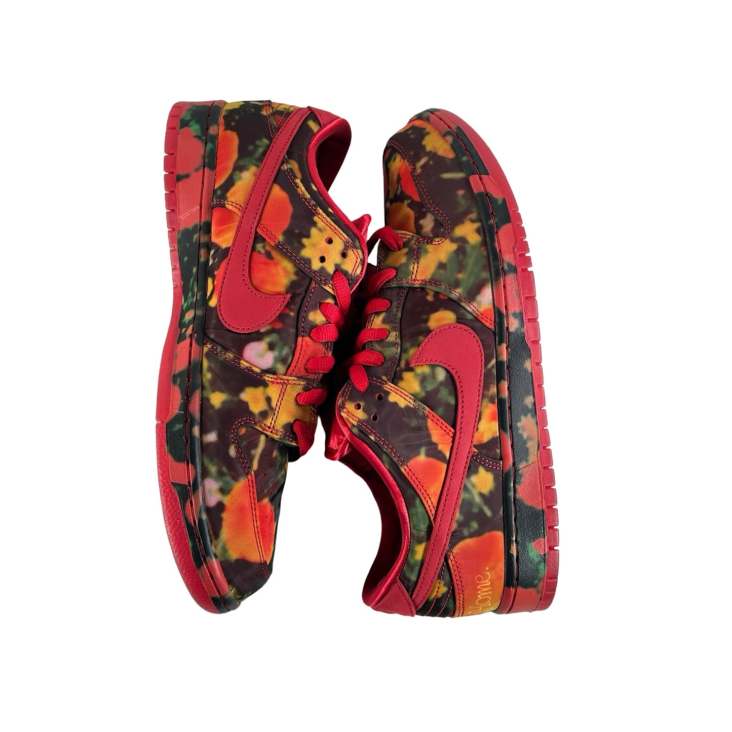 FZ1291 600 Nike SB Dunk Low The Wizard of Oz Poppy Field [USED] - 12 M (Used)