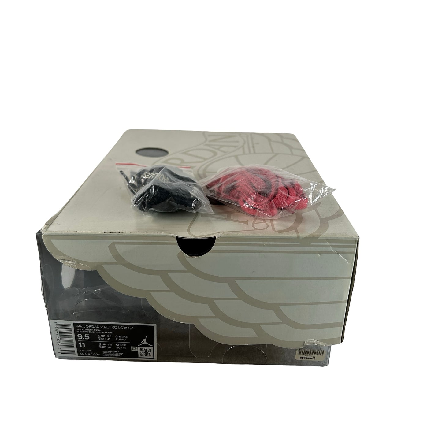 DJ4375 004 Jordan 2 Retro Low SP Off-White Black Blue [USED] - 9.5 M (Used)