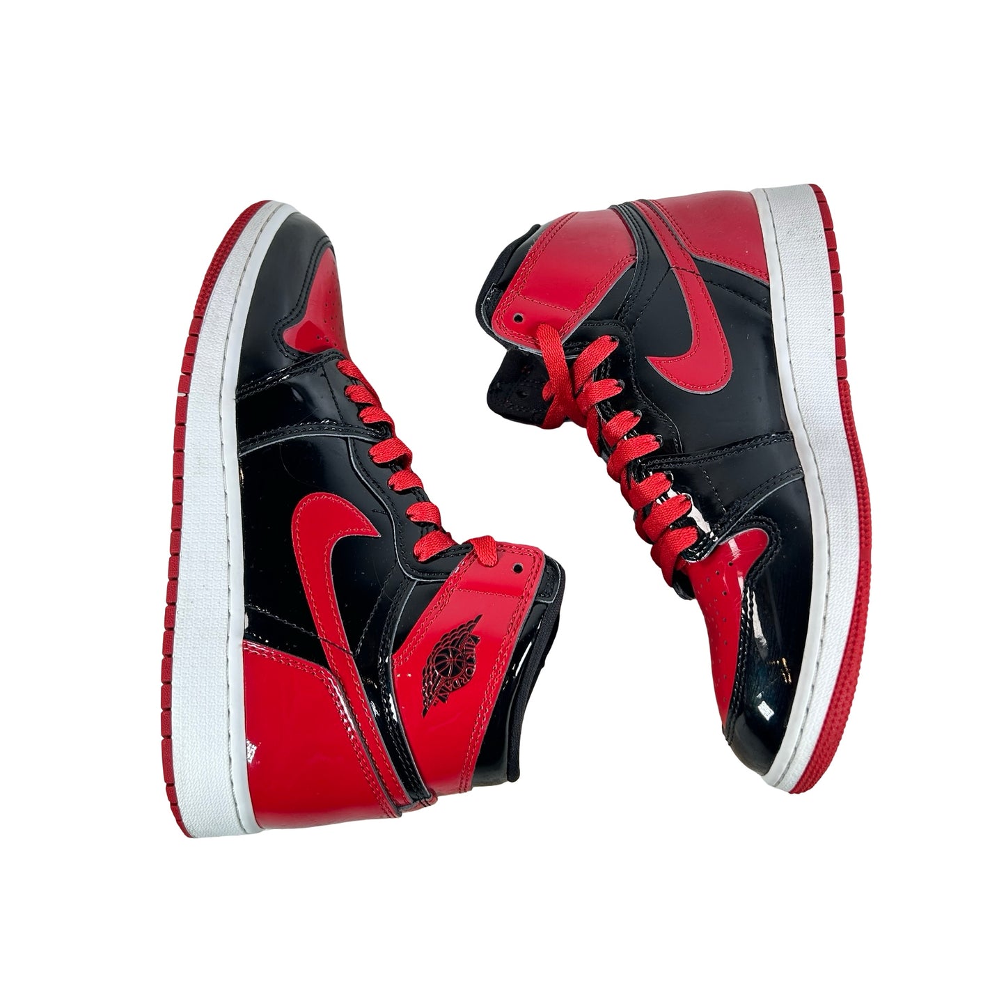 575441 063 Jordan 1 Retro High OG Patent Bred (GS) [USED] - 5.5 Y (Used3)