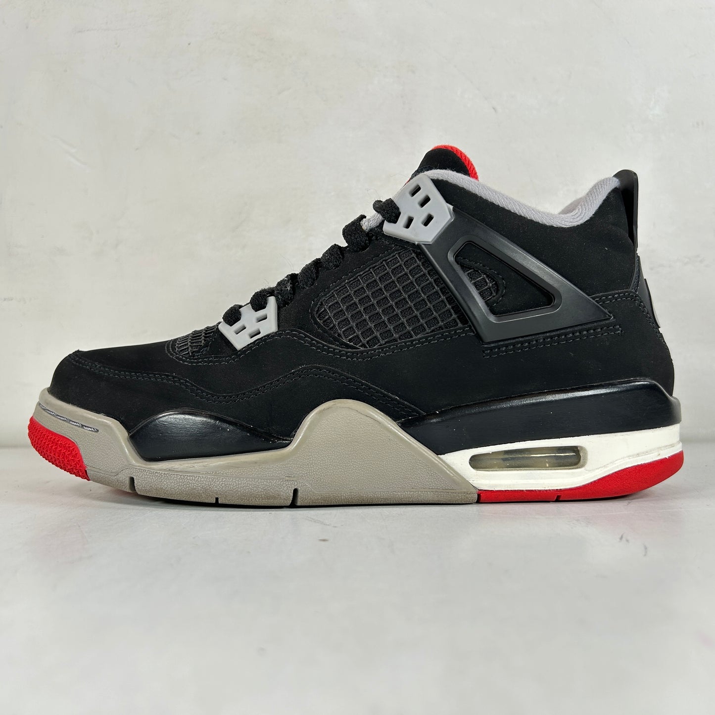 408452 060 Jordan 4 Retro Bred (2019) (GS) [USED] - 6 Y (Used) (No Box)