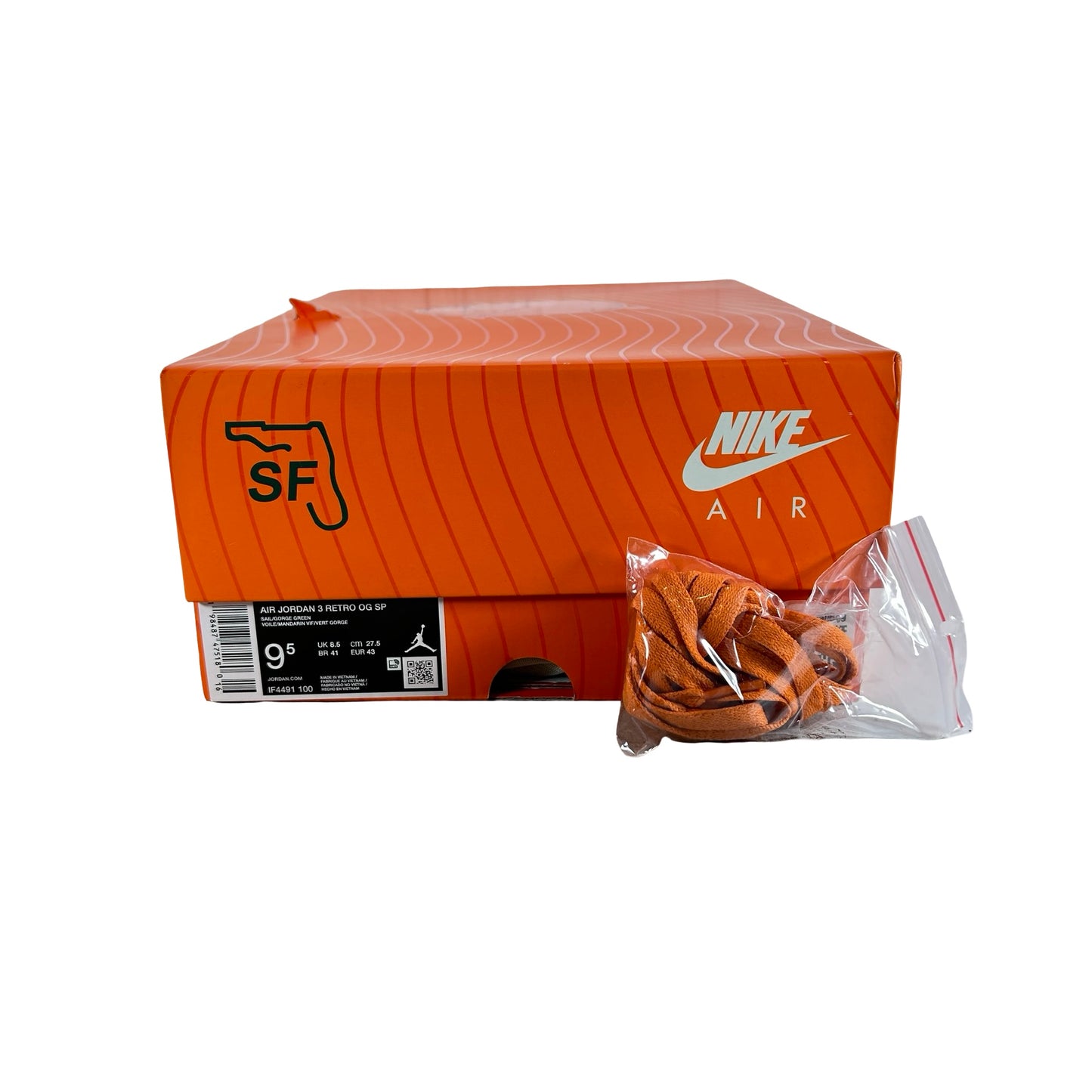 IF4491 100 Jordan 3 Retro SP SoleFly Miami [USED] - 9.5 M (Used)