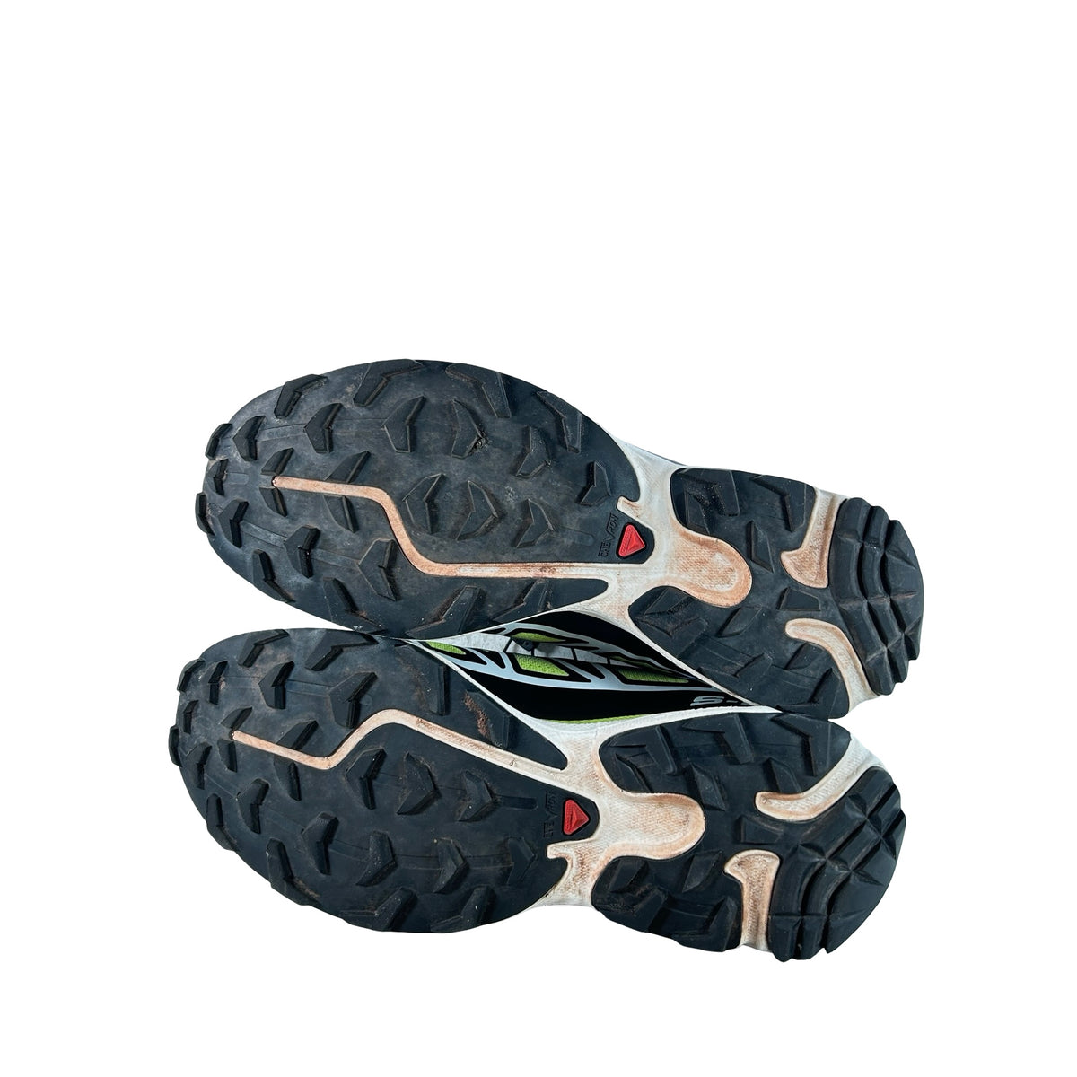 L47977400 Salomon XT-6 Skyline Black Sharp Green [USED] - 9.5 M (Used) (No Box)