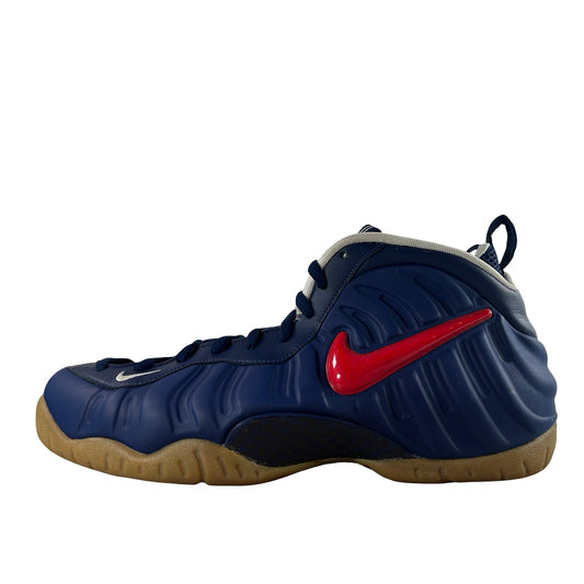 CJ0325 400 Nike Air Foamposite Pro Blue Void University Red [USED] - 12 M (Used)