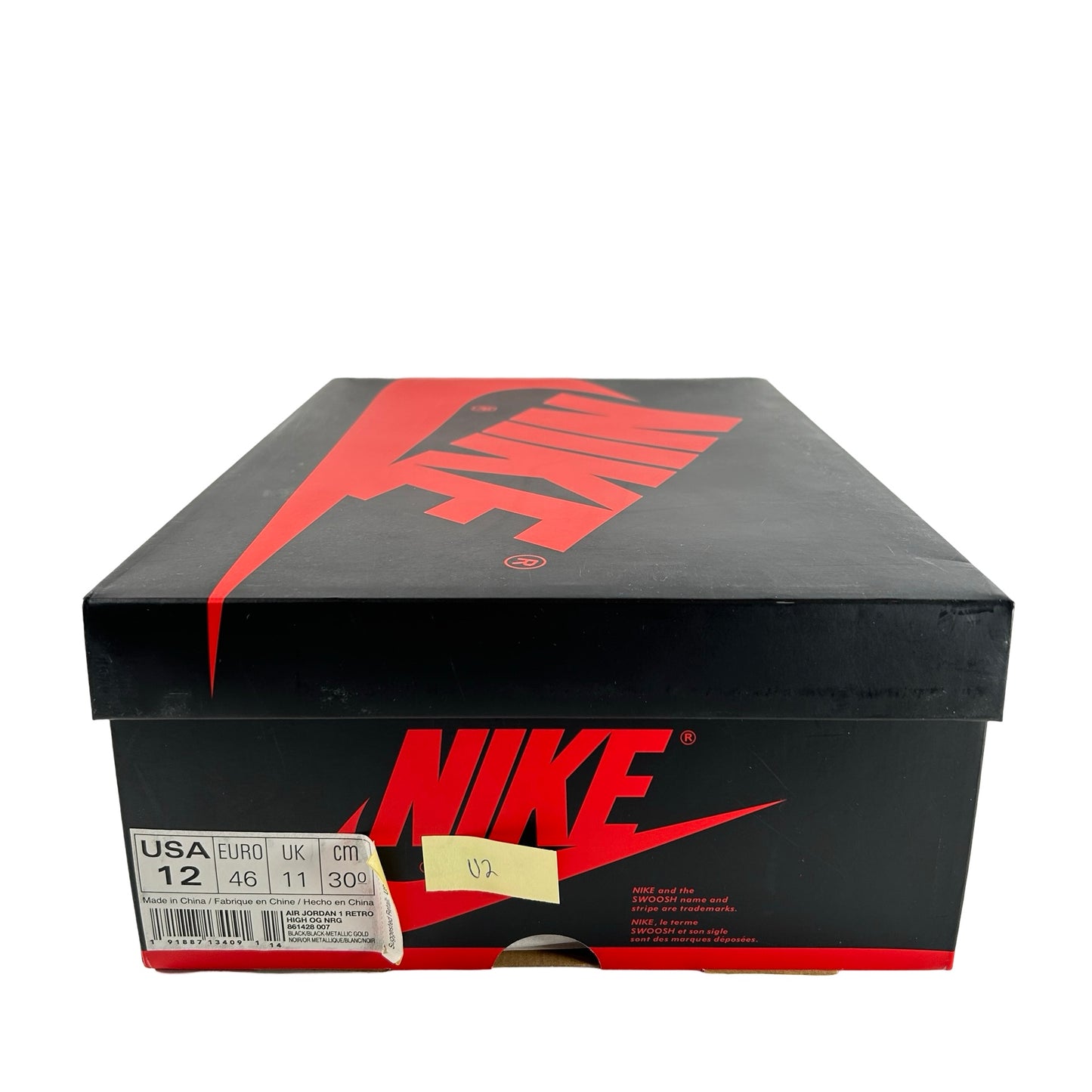 861428 007 Jordan 1 Retro High NRG Patent Gold Toe [USED] - 12 M (Used2)