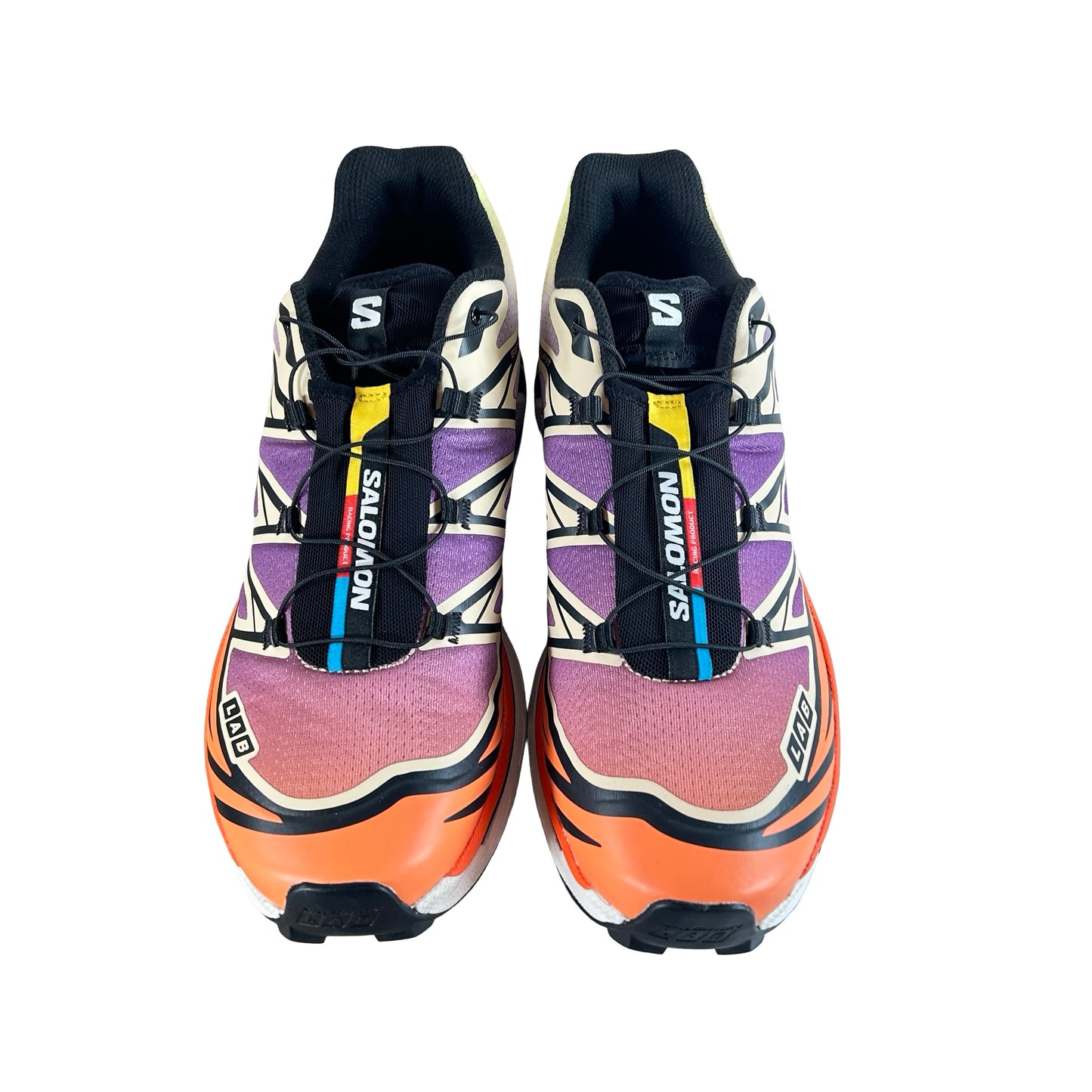 L49154300 Salomon XT-6 Black Almond Dragon Fire [USED] - 11.5 M (Used)