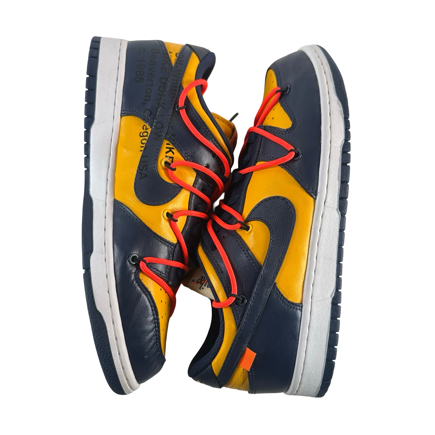 CT0856 700 Dunk Low Off-White University Gold [USED] - 9 M (Used3)