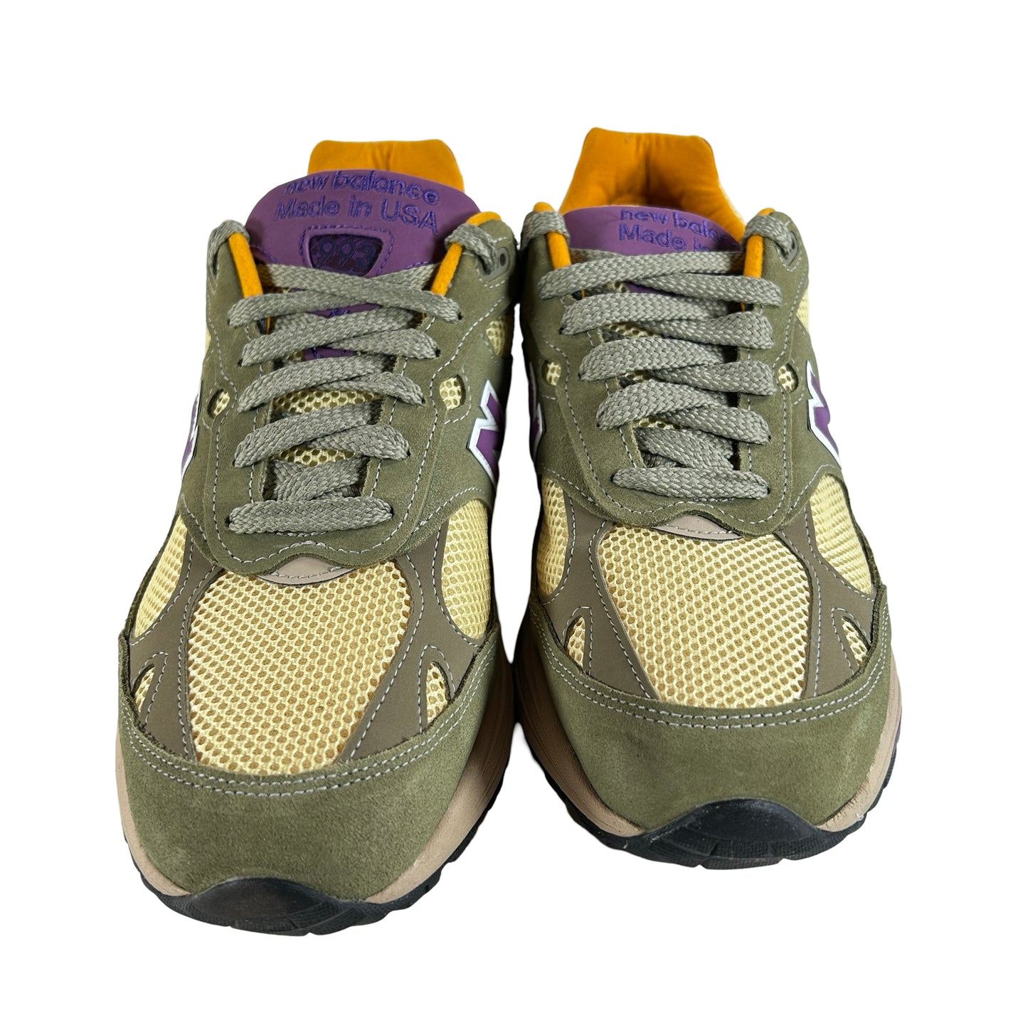 U9930L New Balance 993 MiUSA Teddy Santis Olive Leaf Maize [USED] - 11 M (Used)