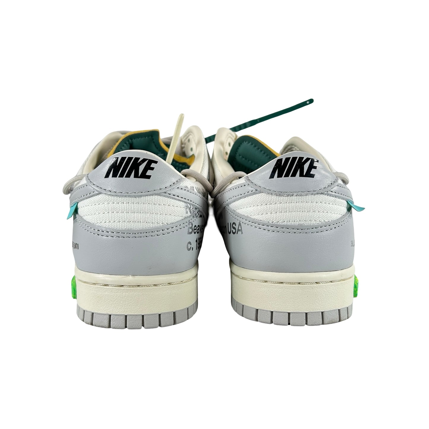 DM1602 117 Nike Dunk Low Off-White Lot 42 [USED] - 10 M (Used)